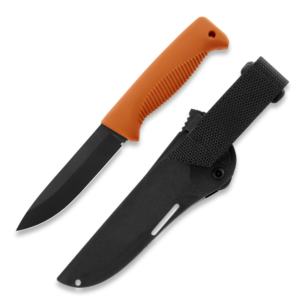 Peltonen M07 Ranger Puukko Black Cerakote Orange Handle FJP137 - Energize Trek