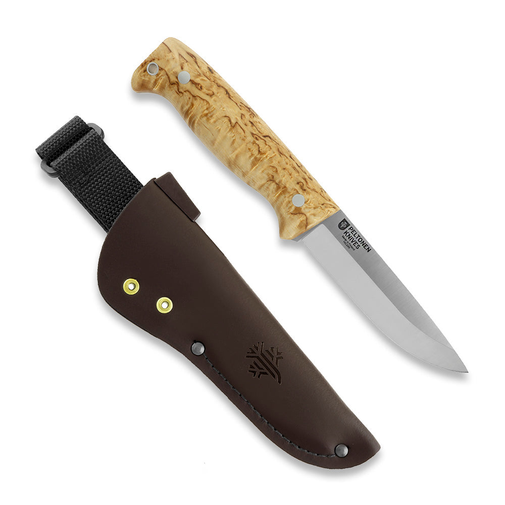 Peltonen M07 Ranger Puukko Full Tang, Curly Birch FJP500 - Energize Trek