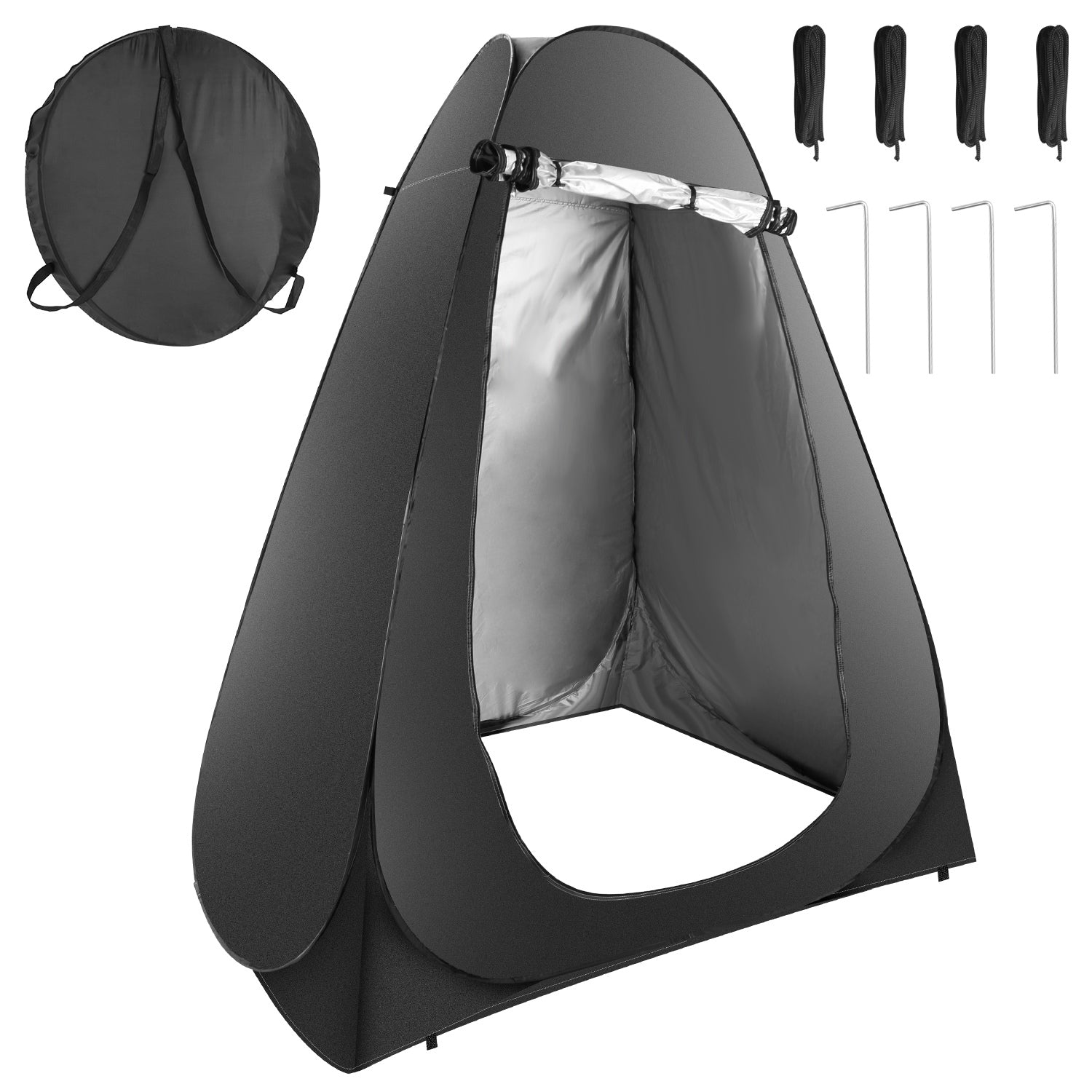 Pop Up Privacy Tent Foldable Outdoor Shower Toilet Tent Portable Clothes Changing Room Camping Shelter with Carry Bag for Camping Hiking Beach Picnic - Energize Trek