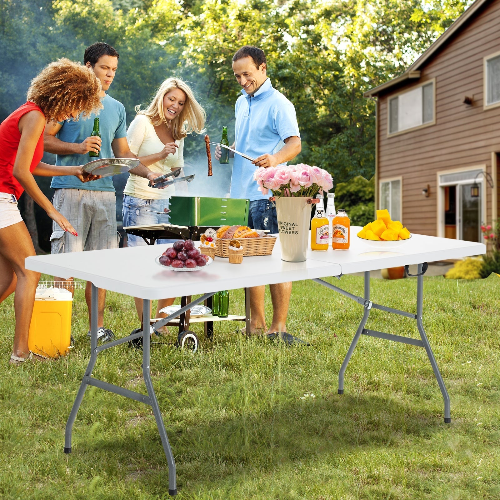 Portable Folding Camping Table with Carrying Handle - Energize Trek