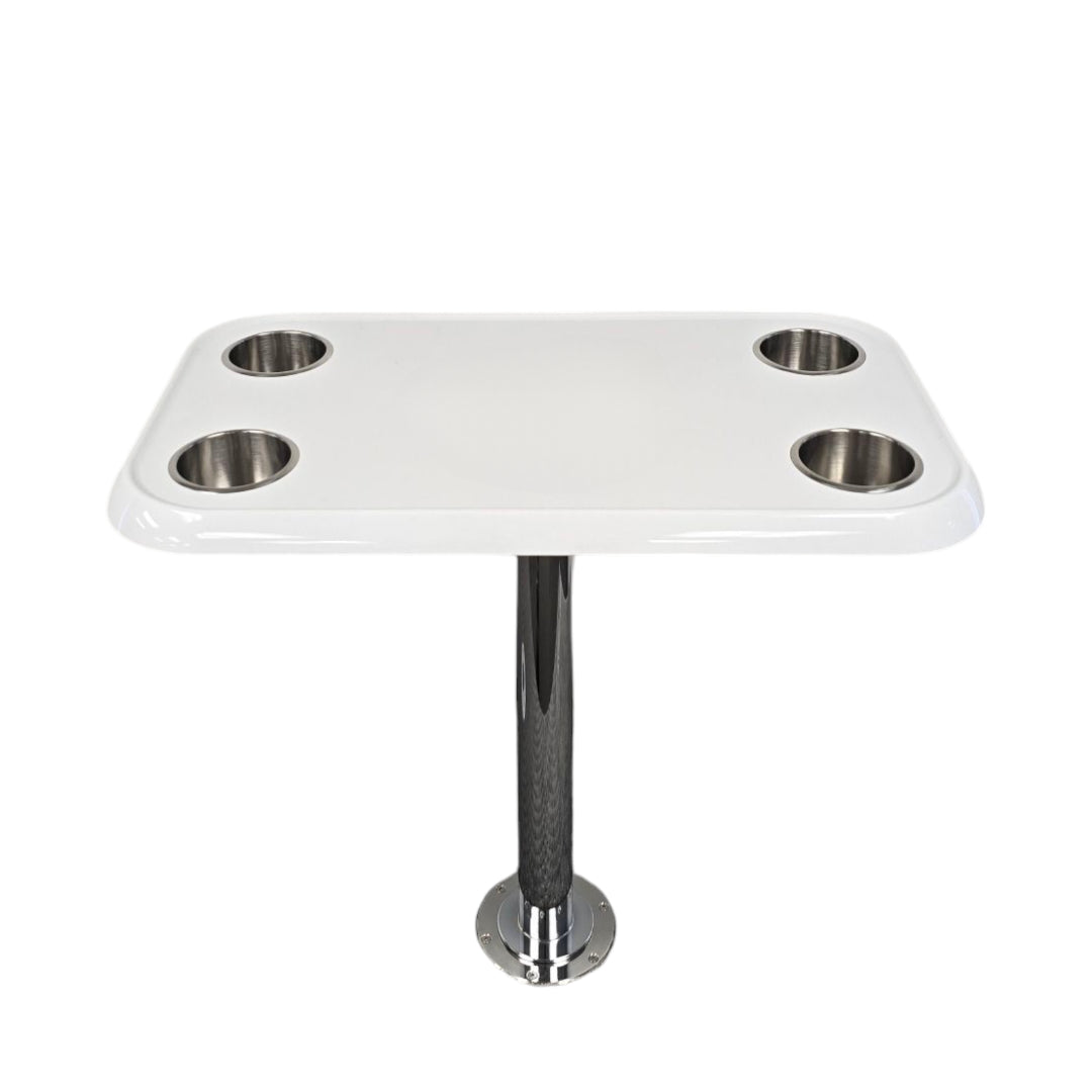 RV Side Tables | RV End Tables - Table Set - 6" Flush Mount Floor Plate / Anti Wobble, Cocktail Design (6 colors) - Energize Trek