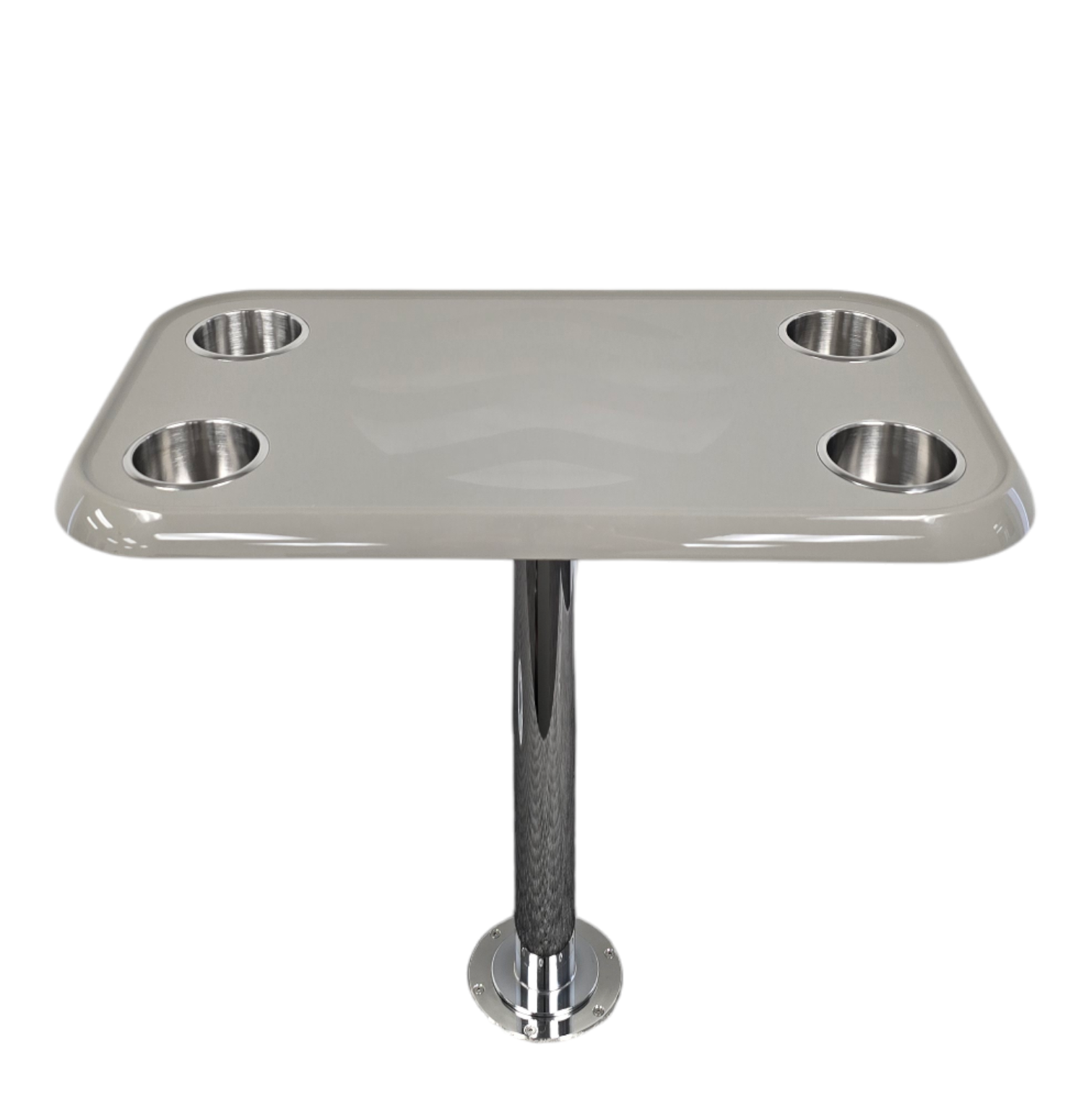 RV Side Tables | RV End Tables - Table Set - 6" Flush Mount Floor Plate / Anti Wobble, Cocktail Design (6 colors) - Energize Trek