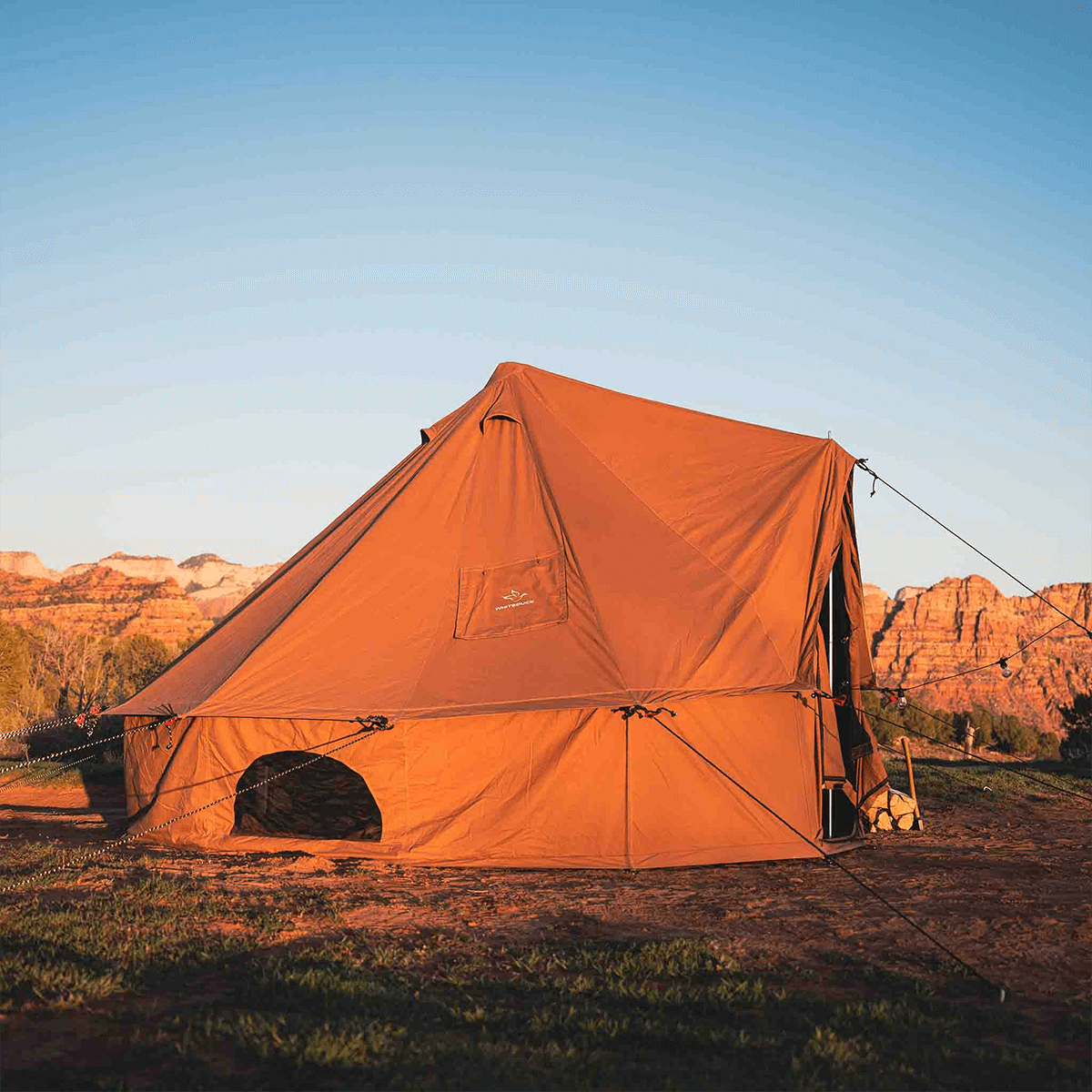 USED - 20' Regatta Bell Tent - Desert Red - Energize Trek