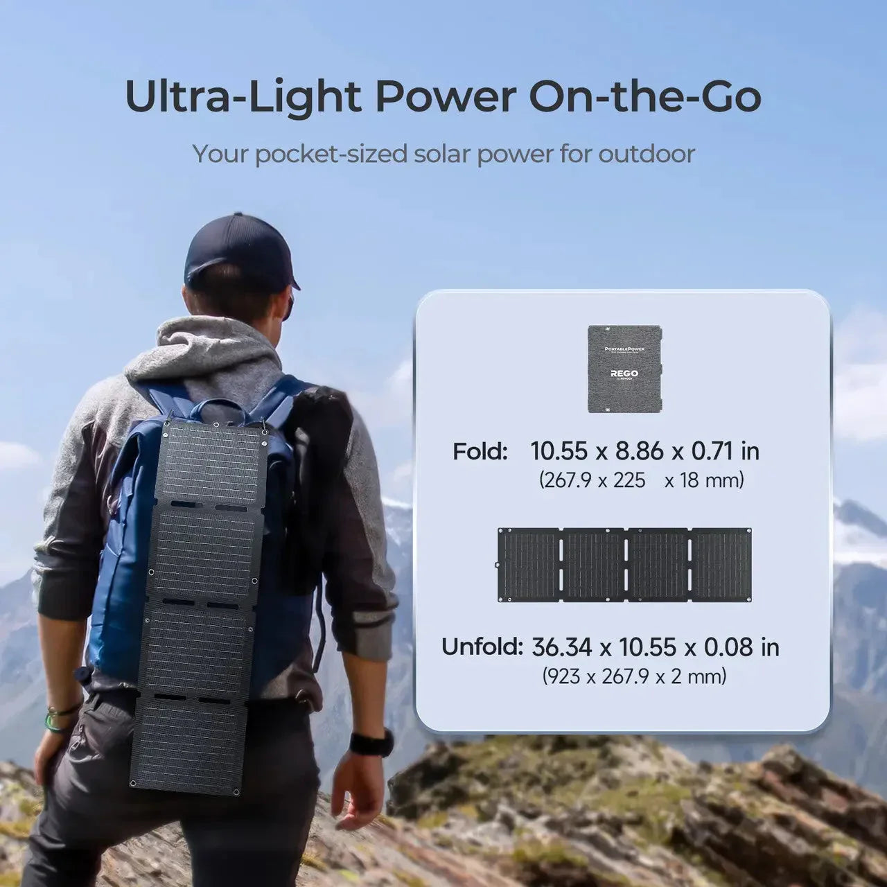 Renogy E.FLEX-SE 30W PRO Portable Solar Panel - Energize Trek