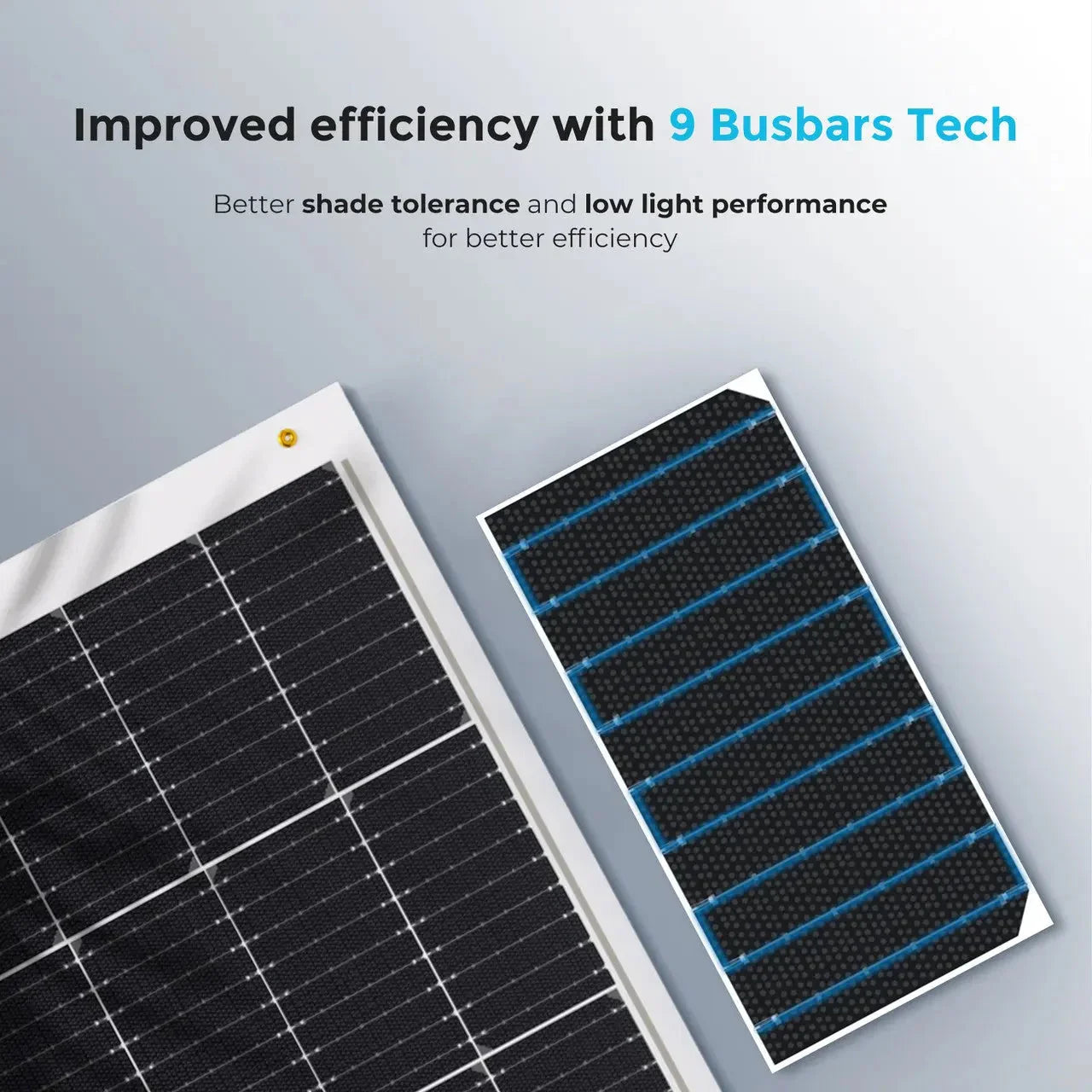 Renogy Flexible 100W 12V Monocrystalline Solar Panel - Energize Trek