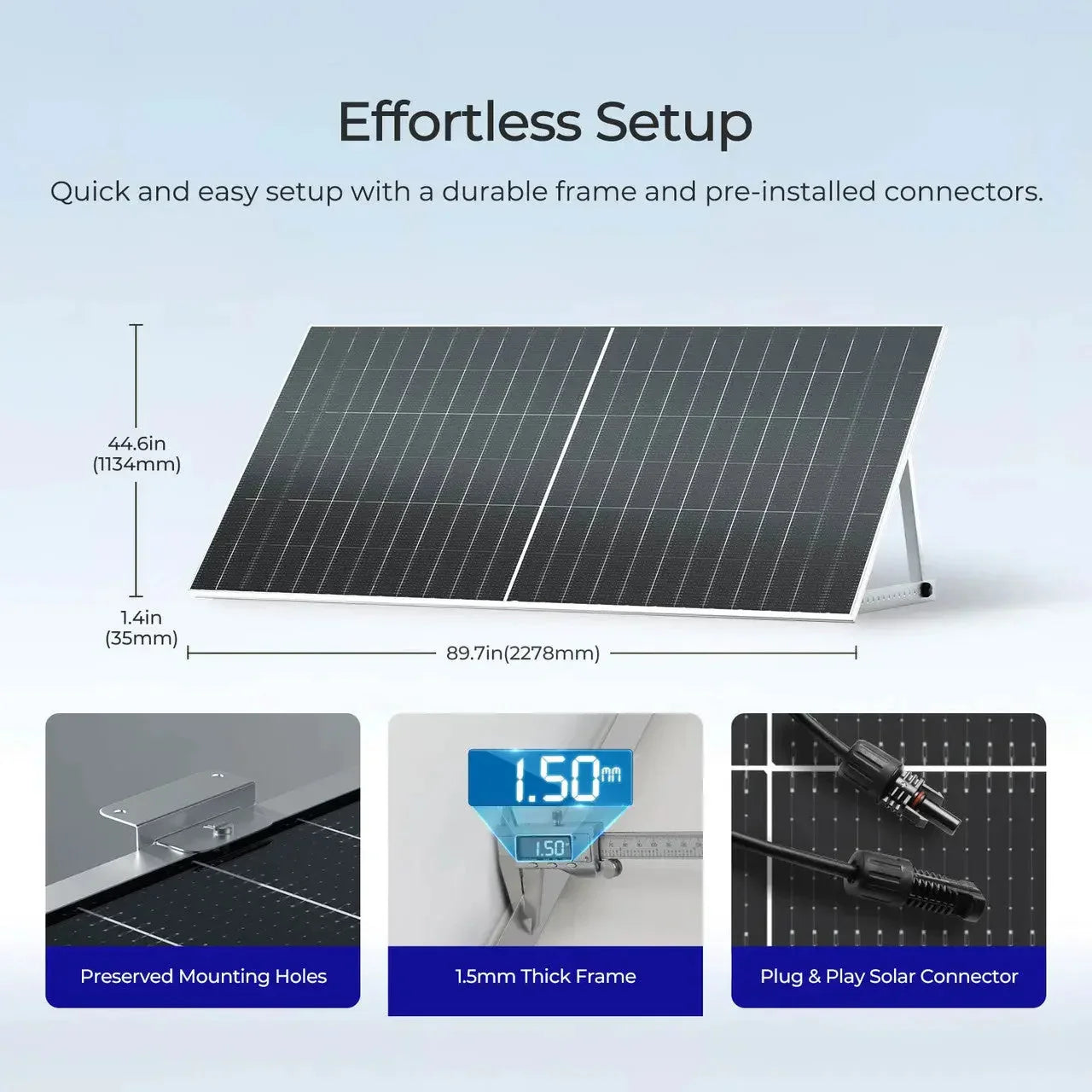 Renogy N-Type Bifacial 2PCS 590W Monocrystalline Solar Panel - Energize Trek