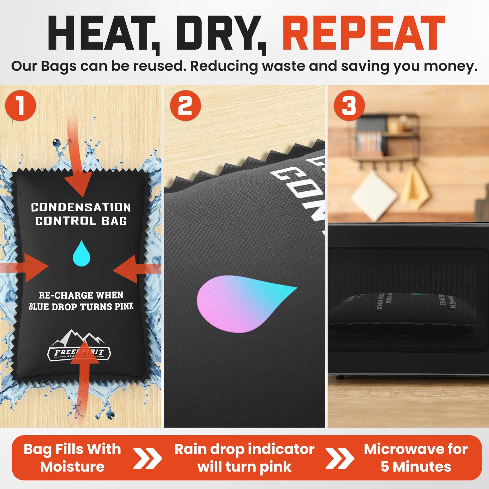 Rooftop Tent Dehumidifier Bag - Energize Trek