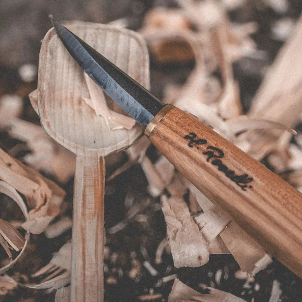Roselli R113D The Carving Knife (Short Blade)- Red Elm - Energize Trek
