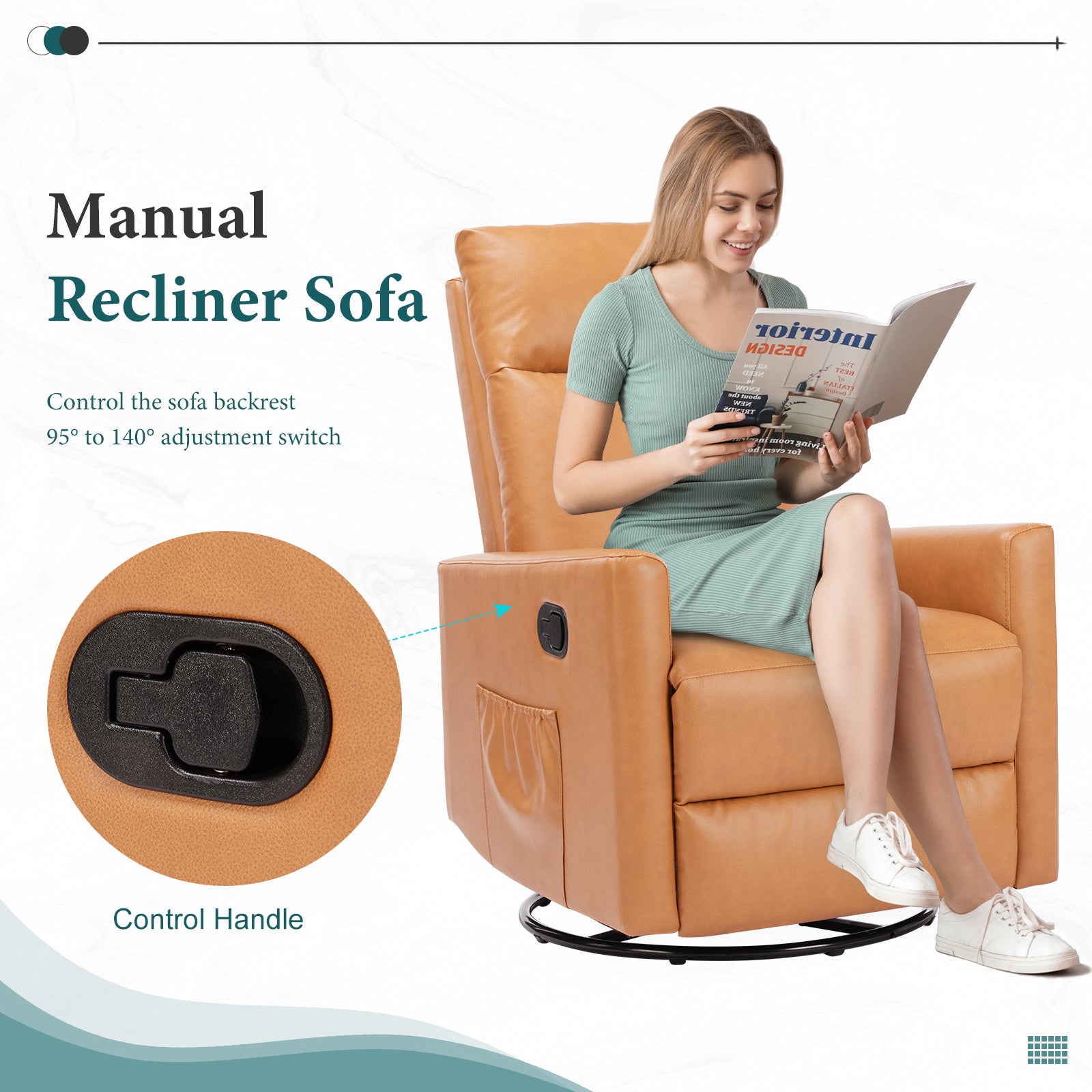 Rotating Lounge Chair - Energize Trek