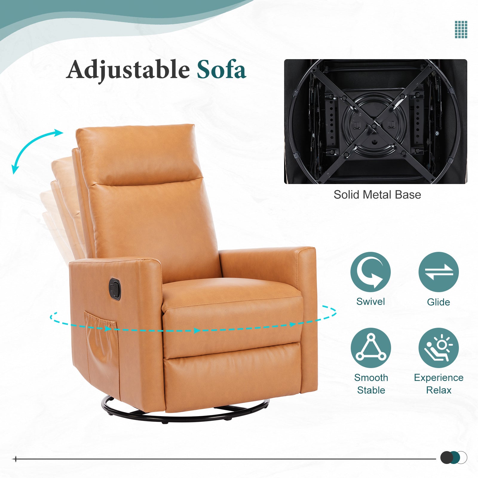 Rotating Lounge Chair - Energize Trek