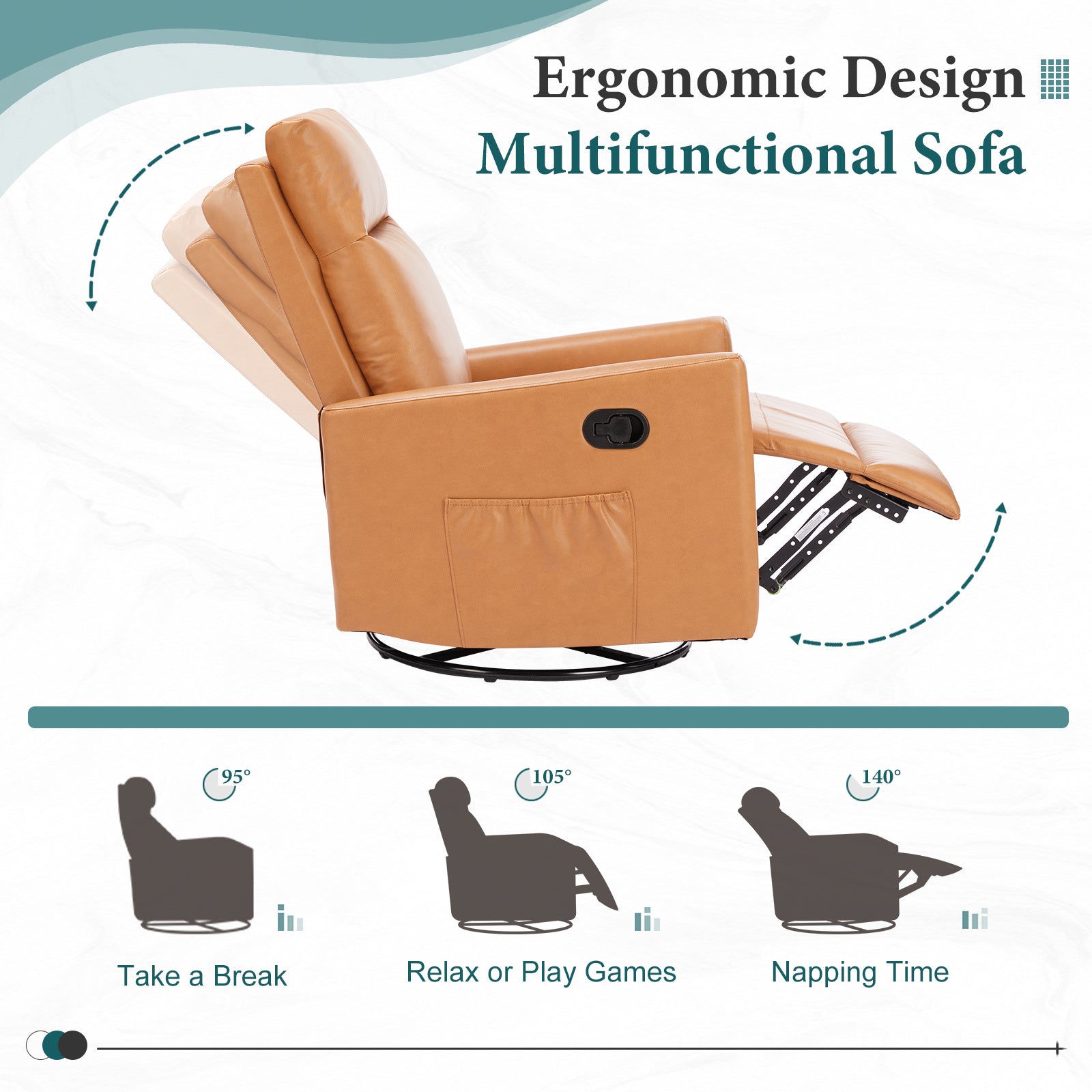 Rotating Lounge Chair - Energize Trek