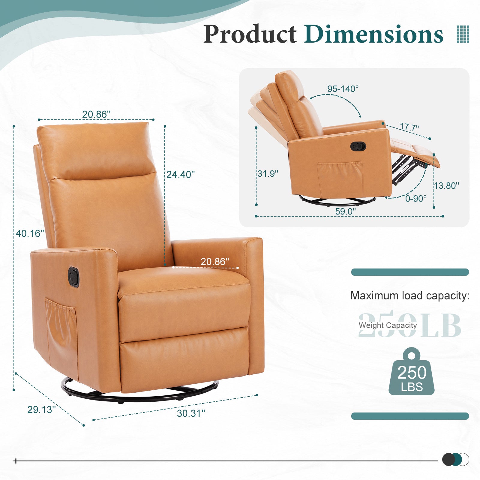 Rotating Lounge Chair - Energize Trek