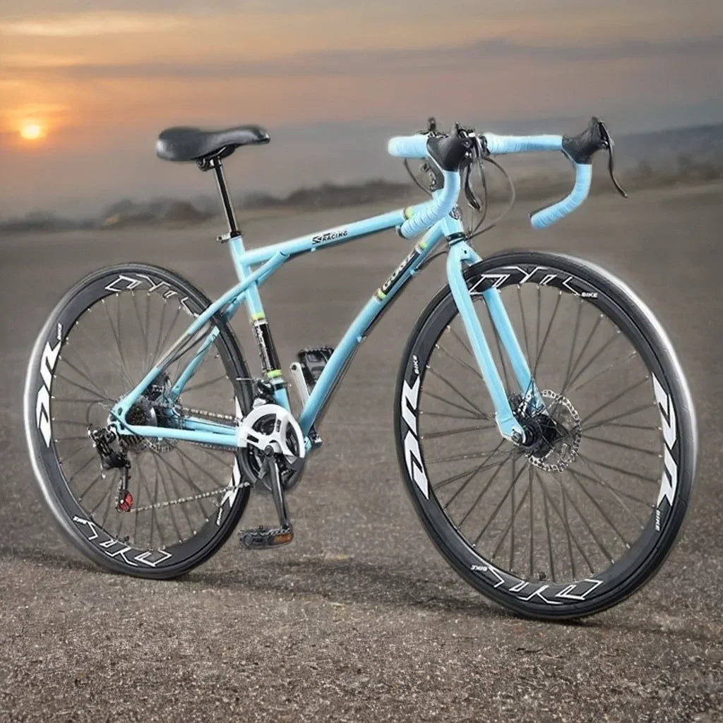 2025 New Road Bike 7/24 Speed Corner Handle Road Racing Bicycle Dual Disc Brake Lightweight Outdoor bicicleta Adult Teenagers - Energize Trek