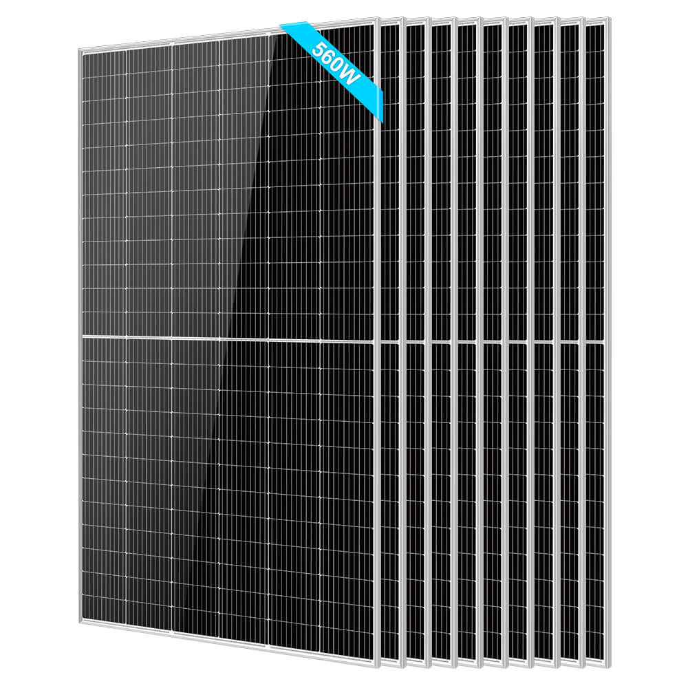 560W Bifacial PERC Solar Panel  | SGP-560-SBD UL61730 - Energize Trek