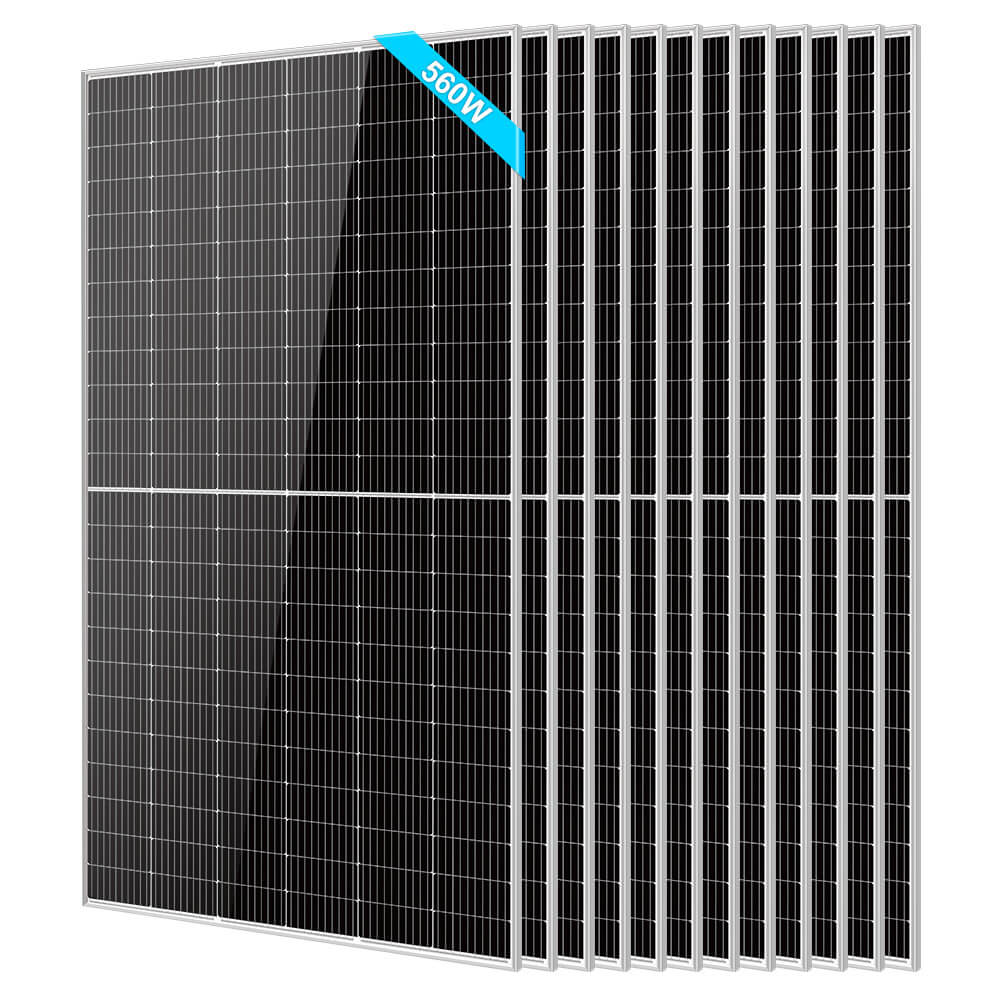 560W Bifacial PERC Solar Panel  | SGP-560-SBD UL61730 - Energize Trek