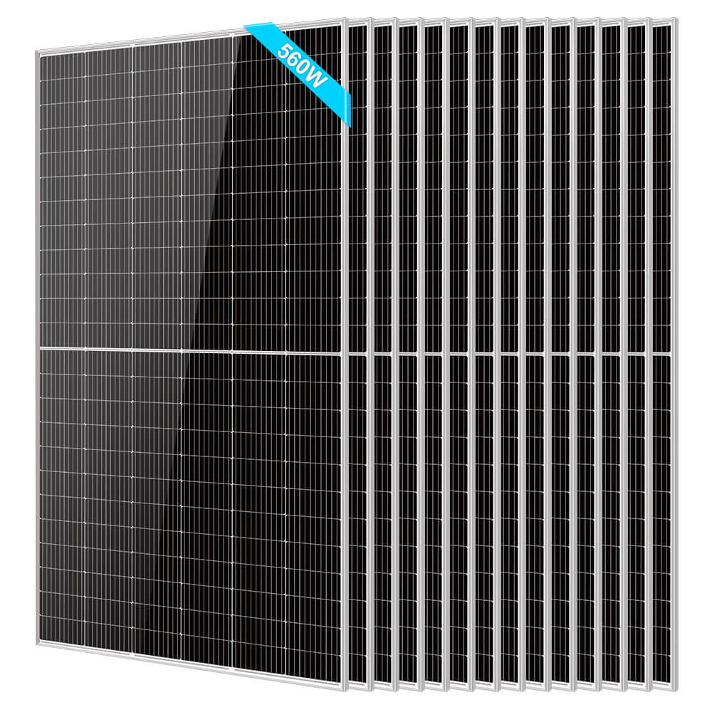 560W Bifacial PERC Solar Panel  | SGP-560-SBD UL61730 - Energize Trek