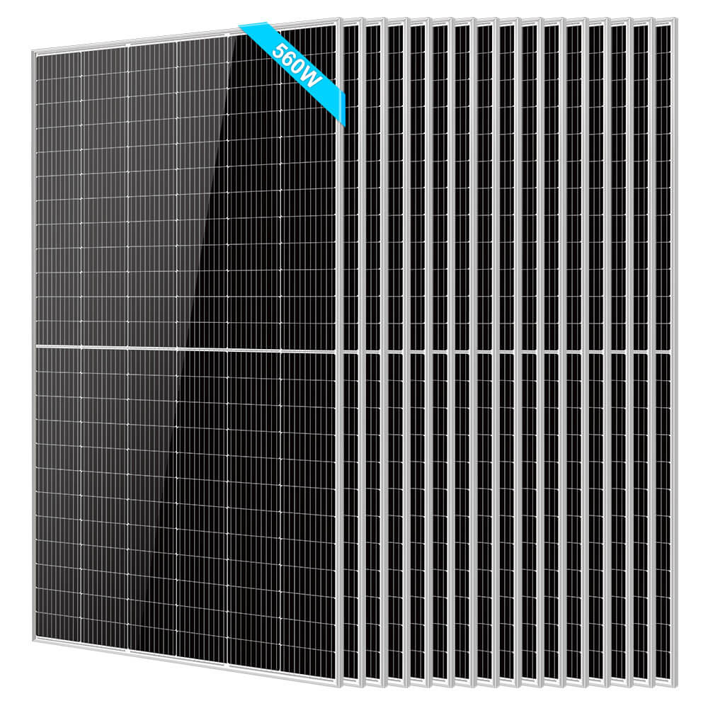 560W Bifacial PERC Solar Panel  | SGP-560-SBD UL61730 - Energize Trek