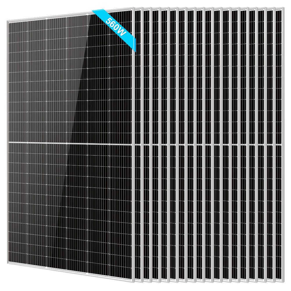 560W Bifacial PERC Solar Panel  | SGP-560-SBD UL61730 - Energize Trek