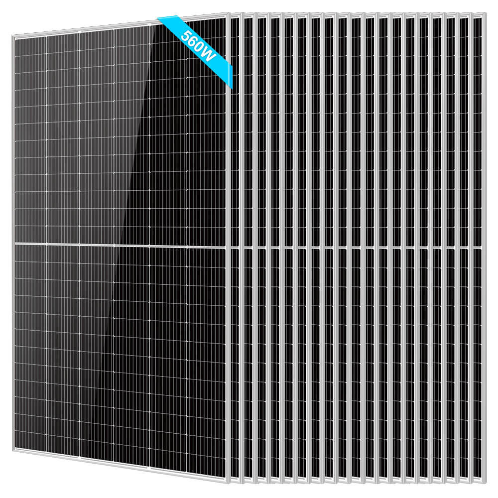 560W Bifacial PERC Solar Panel  | SGP-560-SBD UL61730 - Energize Trek