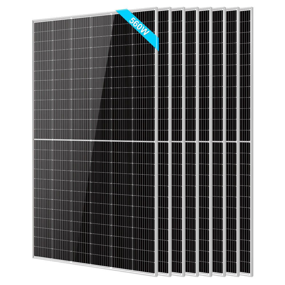 560W Bifacial PERC Solar Panel  | SGP-560-SBD UL61730 - Energize Trek