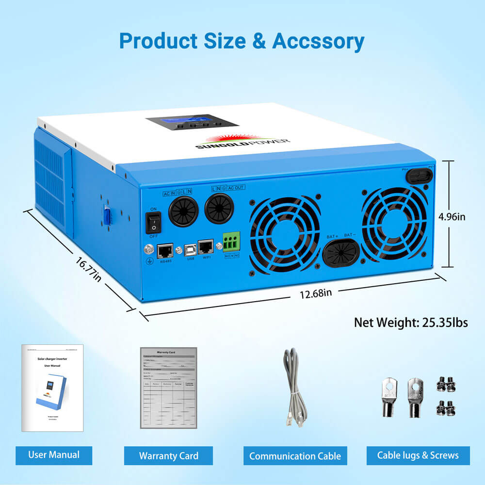 5000W 48V Solar Charger Inverter - Energize Trek
