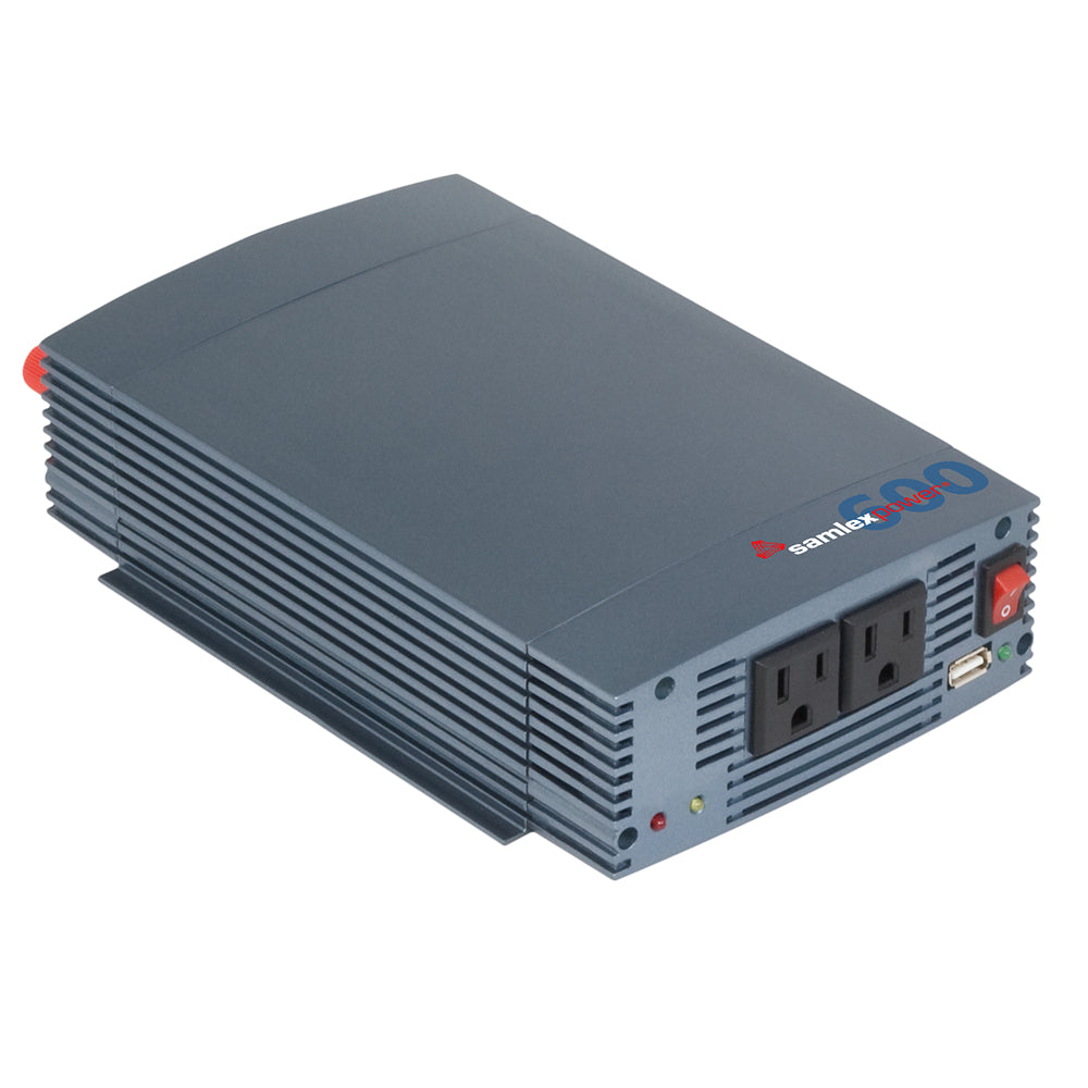 Samlex 600W Pure Sine Wave Inverter  12V wUSB Charging Port SSW60012A