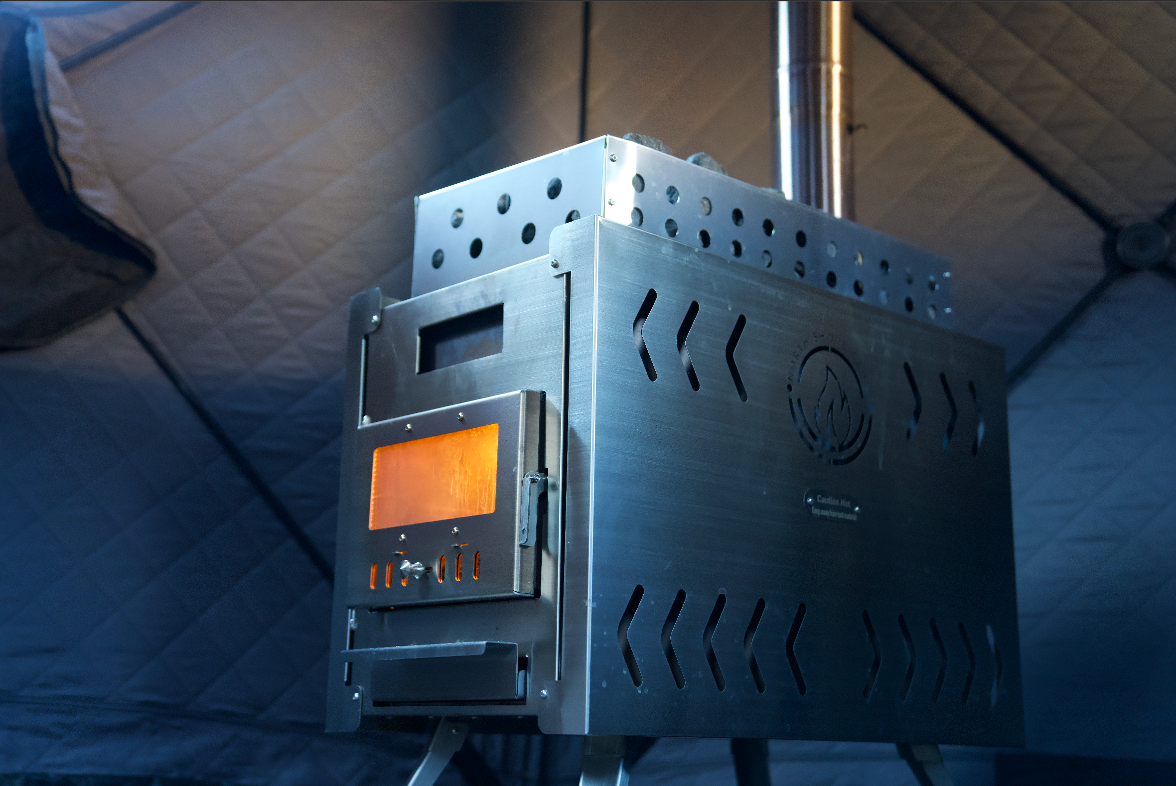 Sauna Tent Wood Stove XL - Energize Trek