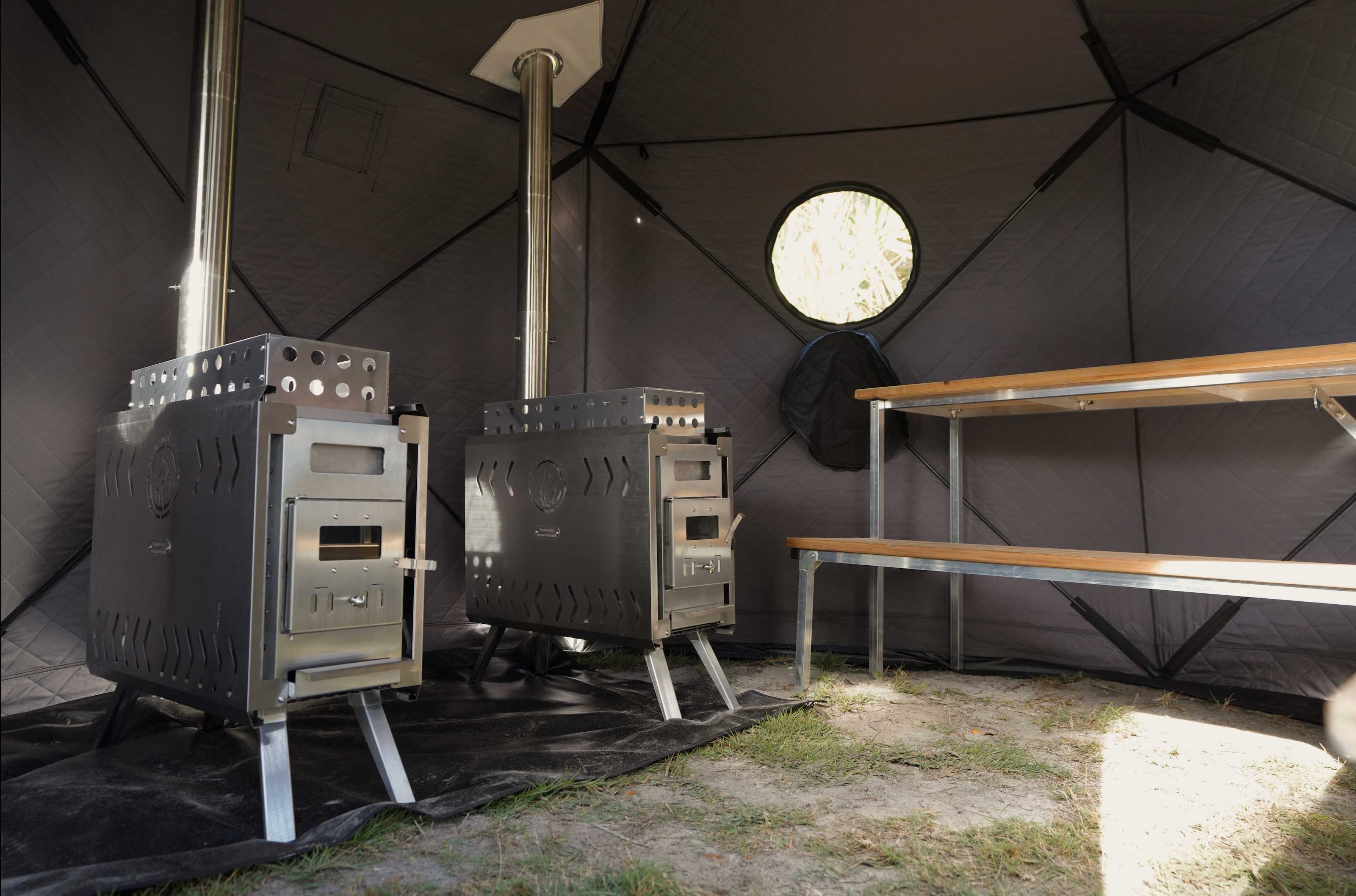Dome Sauna Tent Premium Package (8-person) - Energize Trek