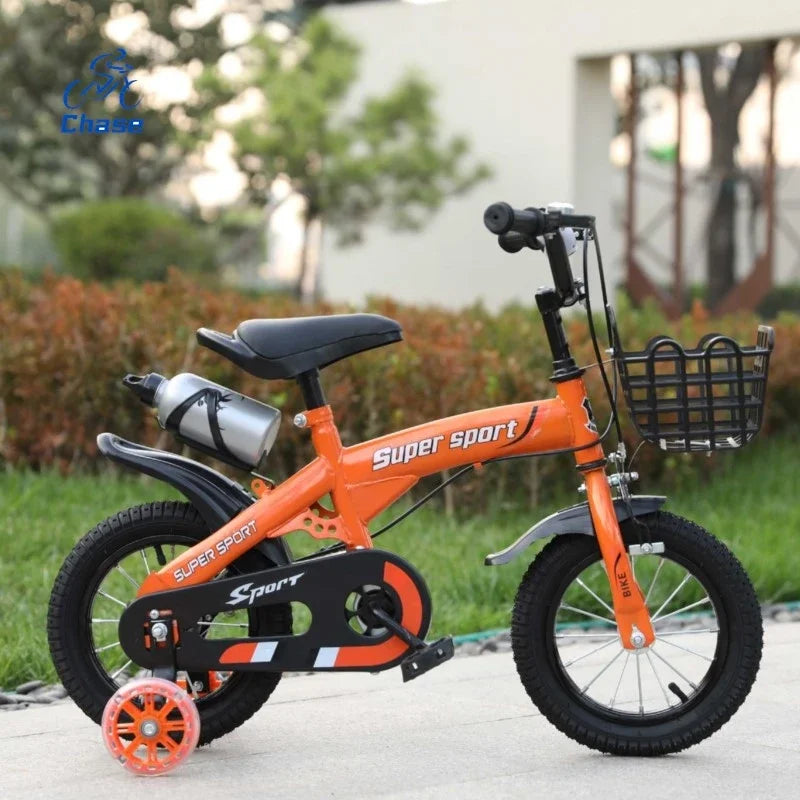 Children's Bicycles for Boys Aged 3-10 Years Old Children Girls Children's Bicycles with Flashing Auxiliary Wheels - Energize Trek