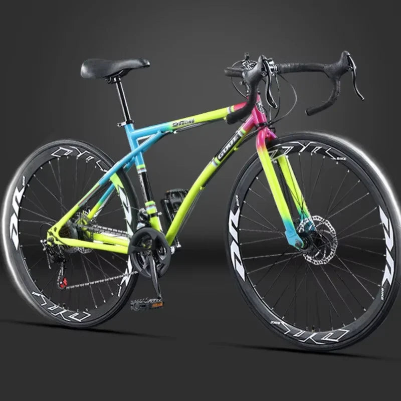 2025 New Road Bike 7/24 Speed Corner Handle Road Racing Bicycle Dual Disc Brake Lightweight Outdoor bicicleta Adult Teenagers - Energize Trek