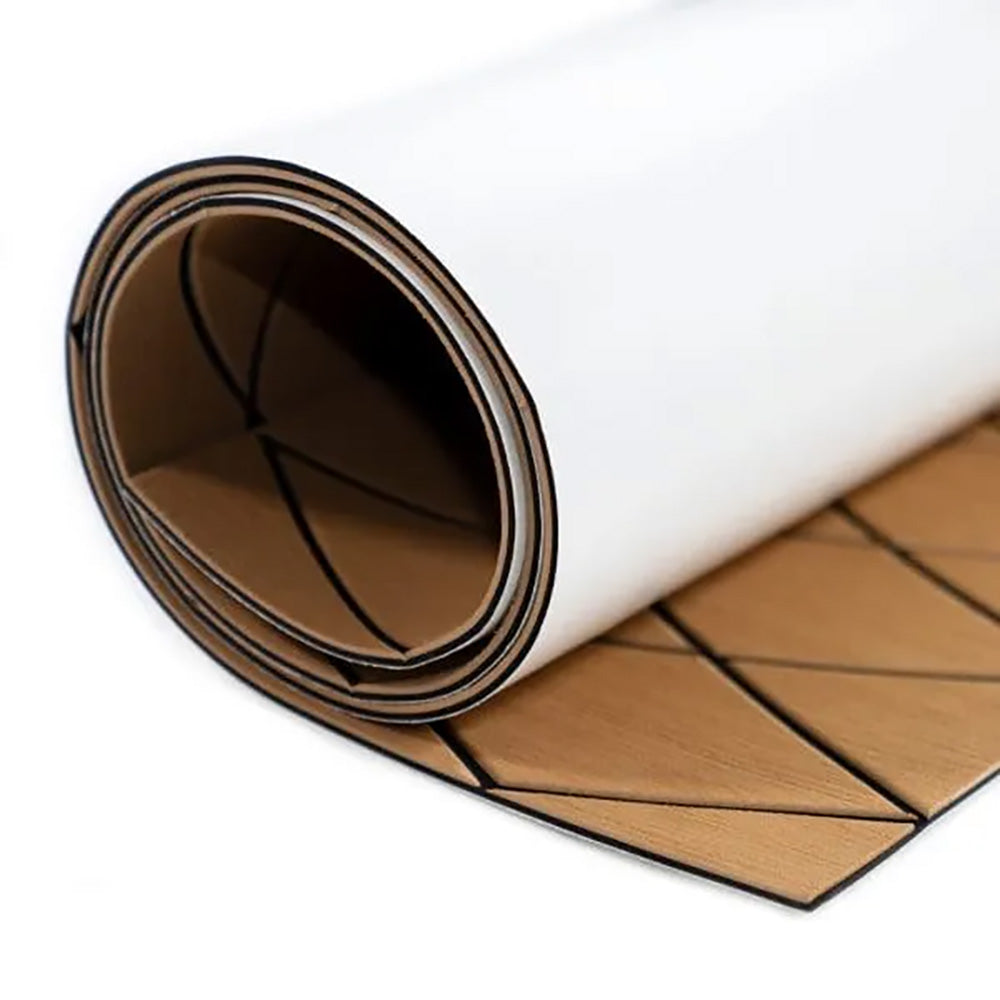SeaDek 40 x 80 6mm Two Color Diamond Full Sheet  Brushed Texture  MochaBlack 1016mm x 2032mm x 6mm 5641180093