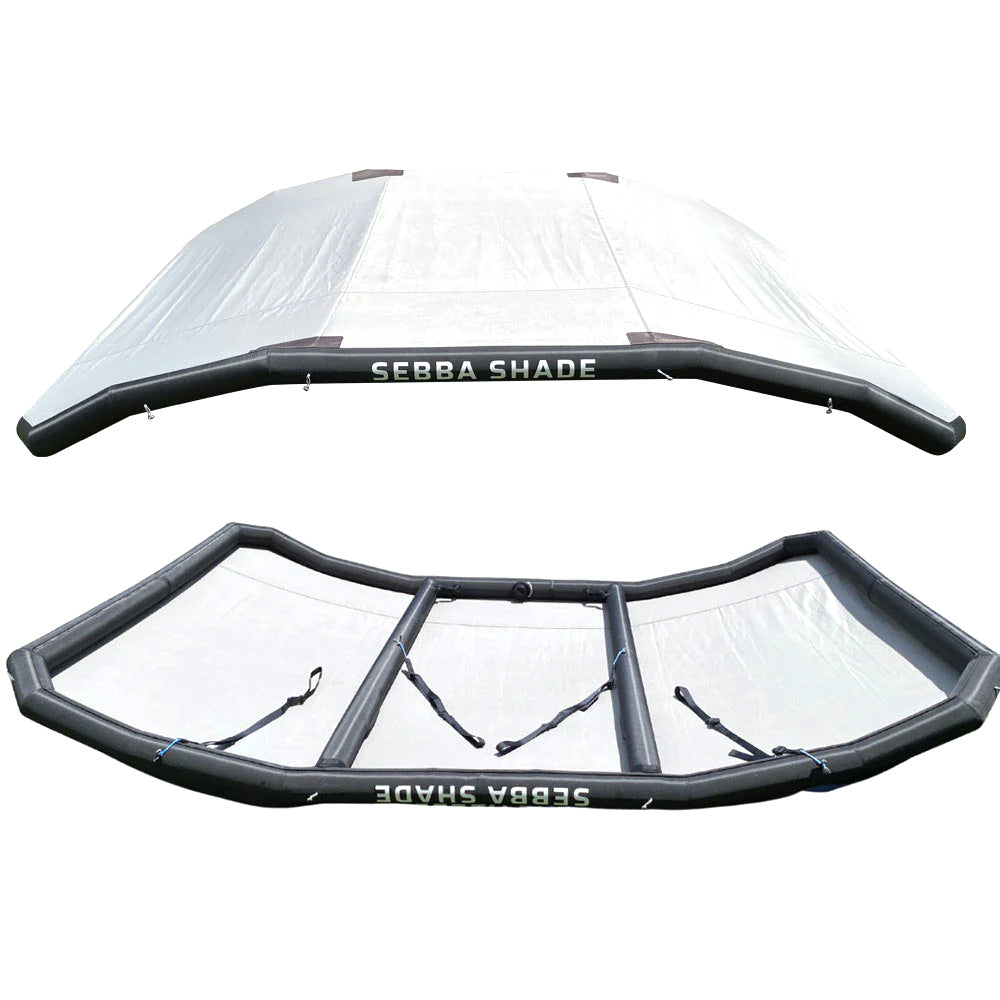 Sebba Shade 8 x 12 ft White Sun Shade fBoats 26 SS8X12WHT