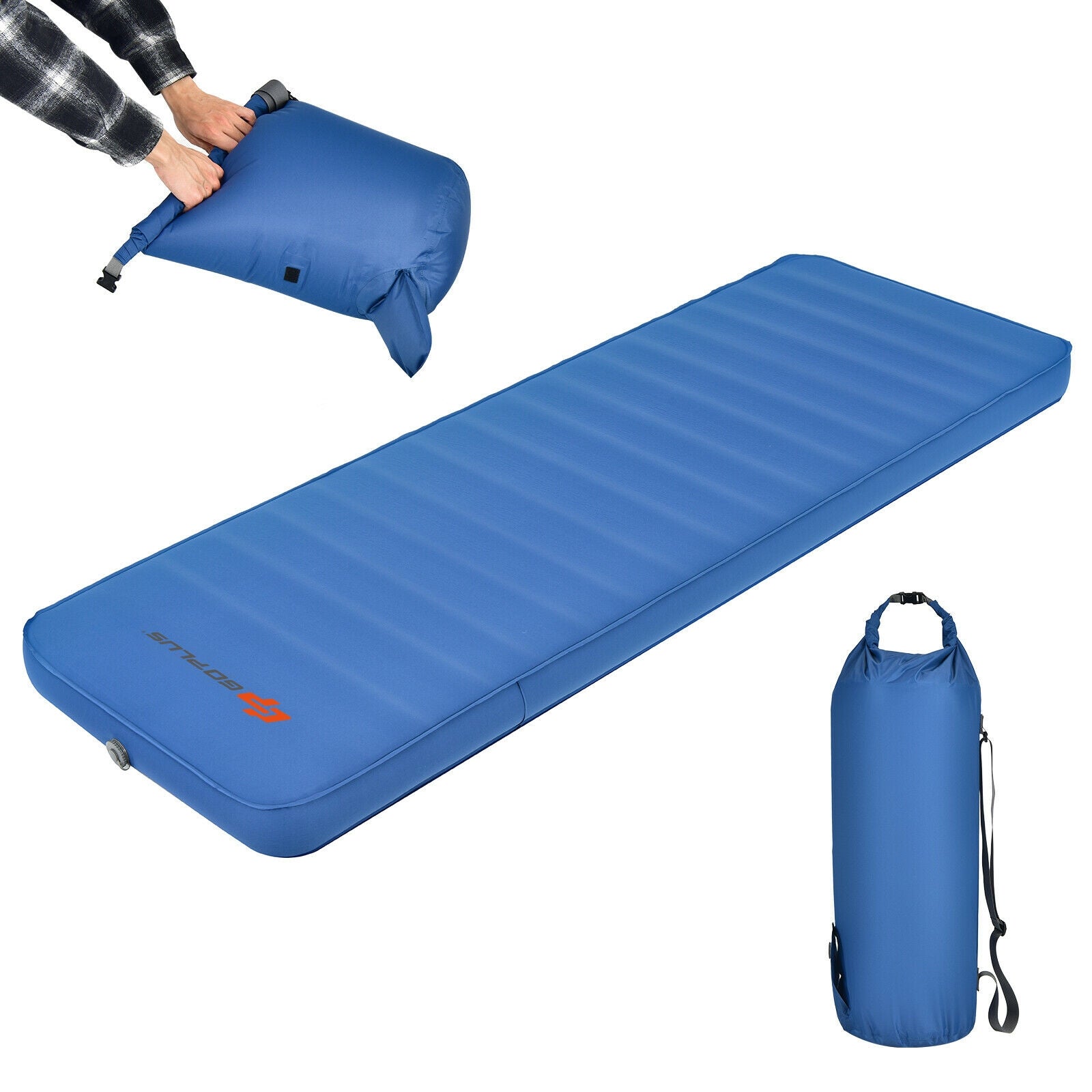 Self Inflating Folding Camping Sleeping Mattress with Carrying Bag - Energize Trek