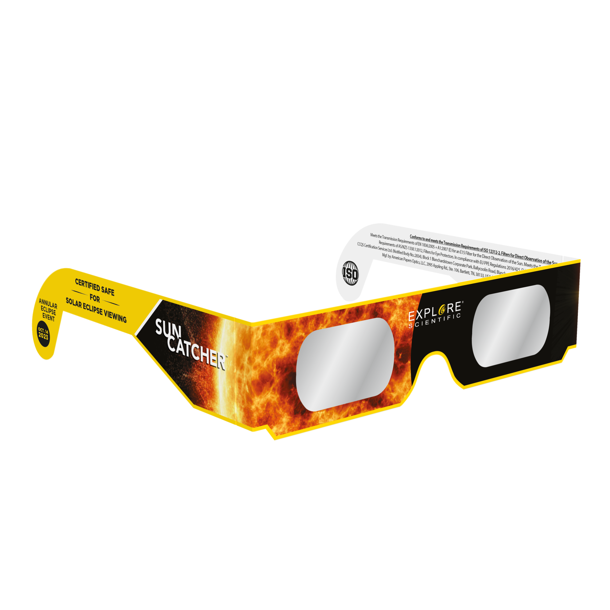 Sun Catcher Solar Eclipse Glasses (2,400-Pack Assortment & Counter Displays)