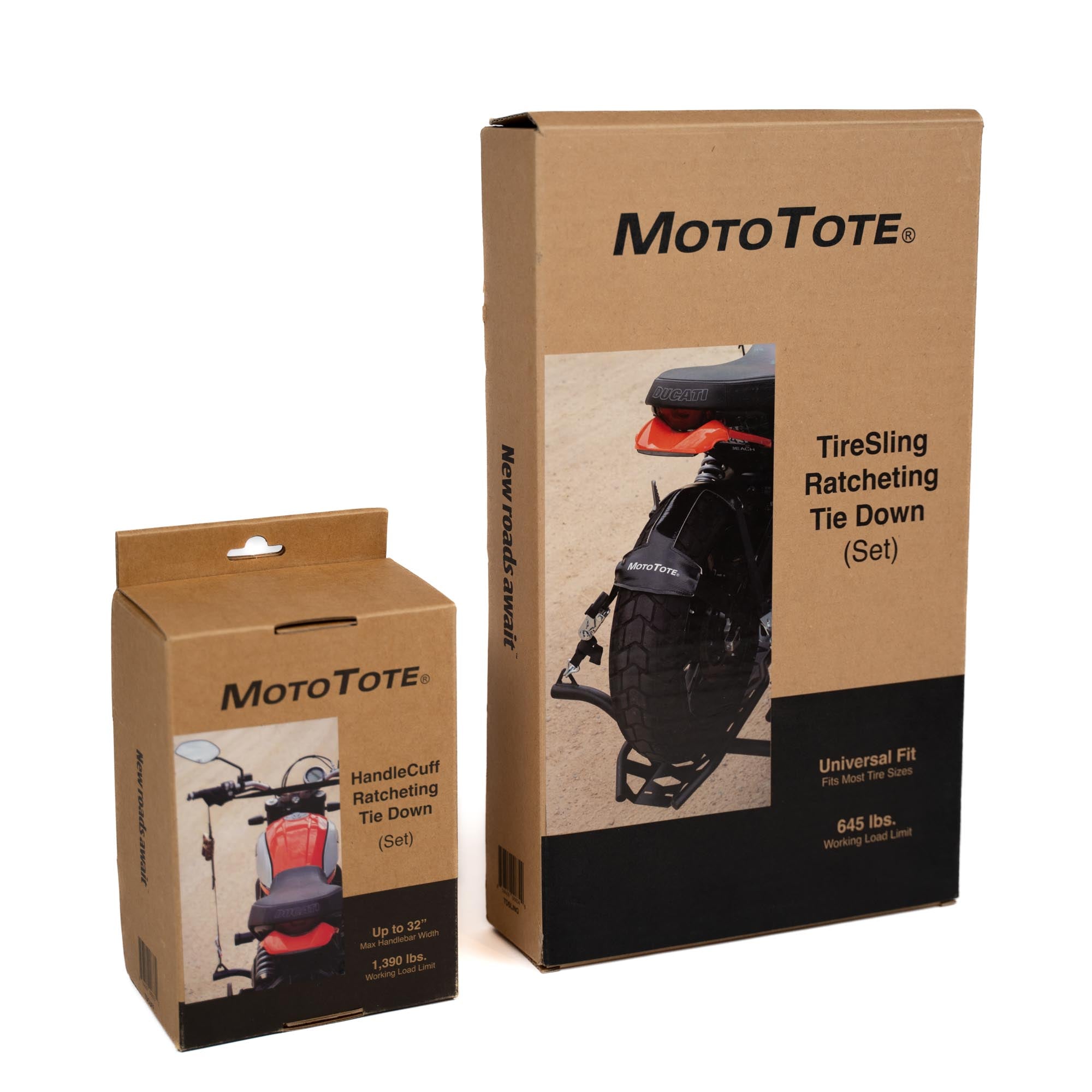 Sport Motorcycle Tie Down Bundle - Energize Trek