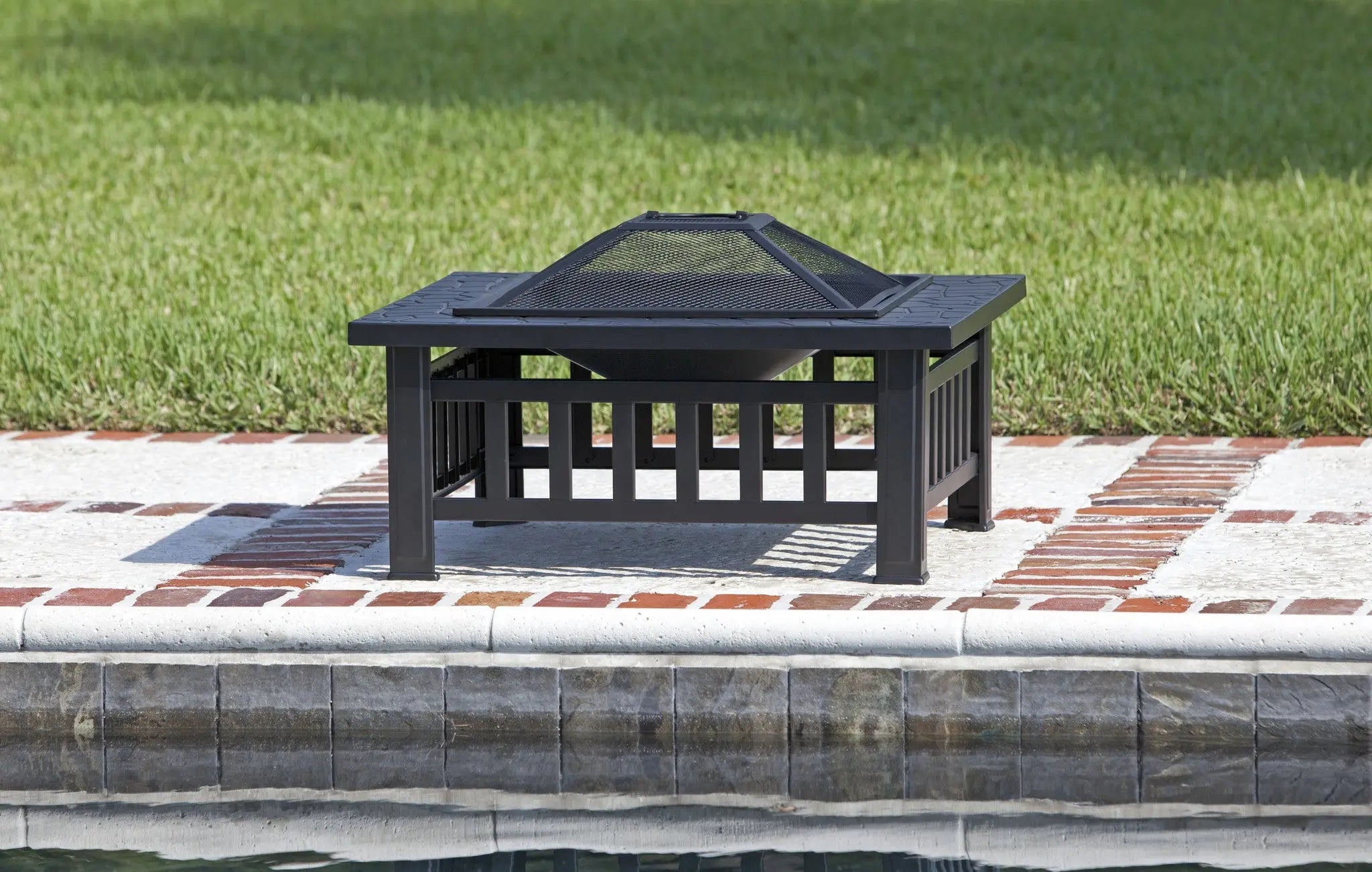 Stonemont Square Fire Pit - Energize Trek