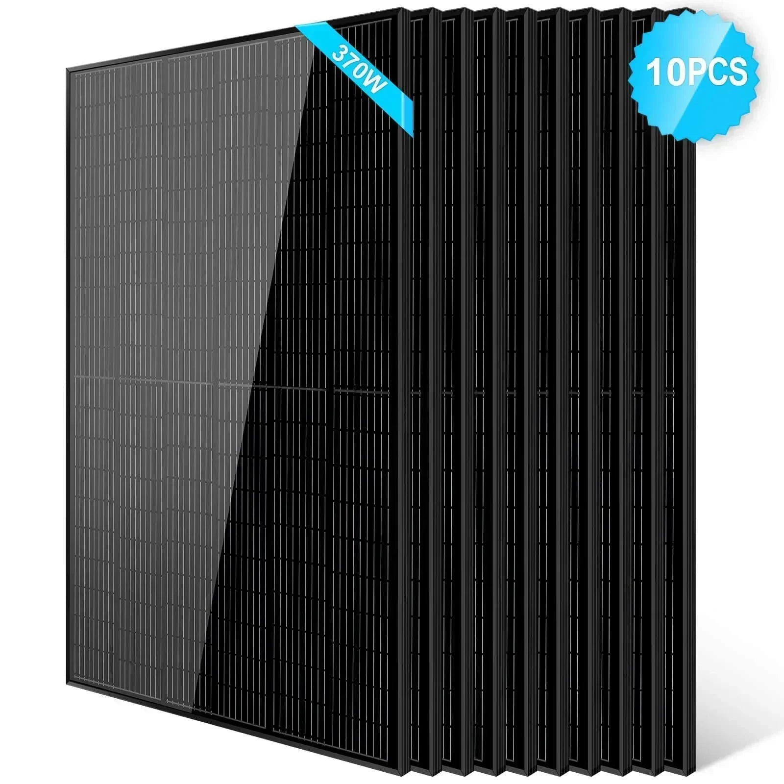 Sungold Power 370W Mono Black PERC Solar Panel - Energize Trek