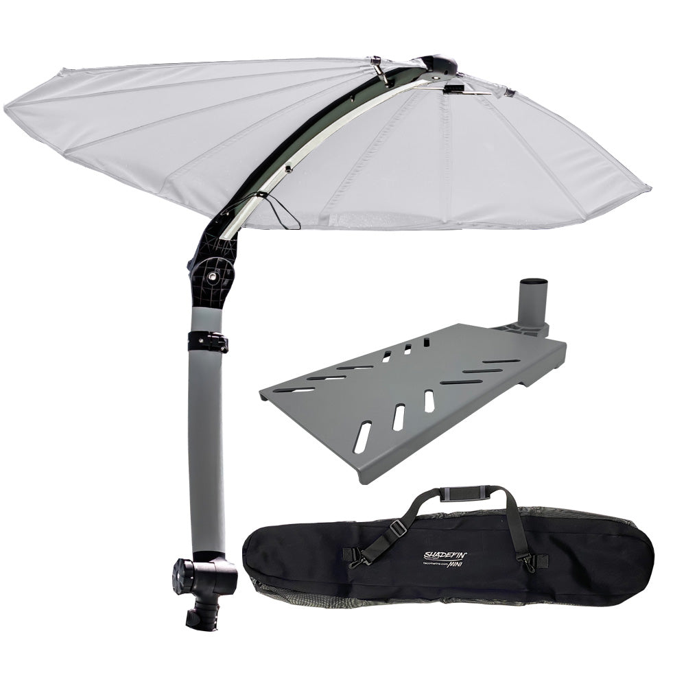 TACO ShadeFin Mini wWhite Fabric  Bag  Swivel Seat Mount Kit T1040003