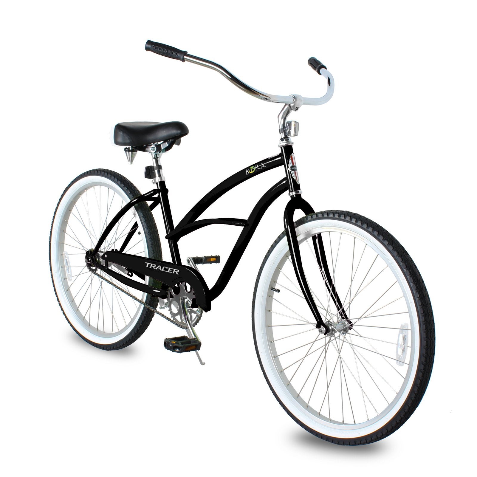 TRACER 26' Female Beach Cruiser Coaster Brake Single-Sp Color: Black - Energize Trek