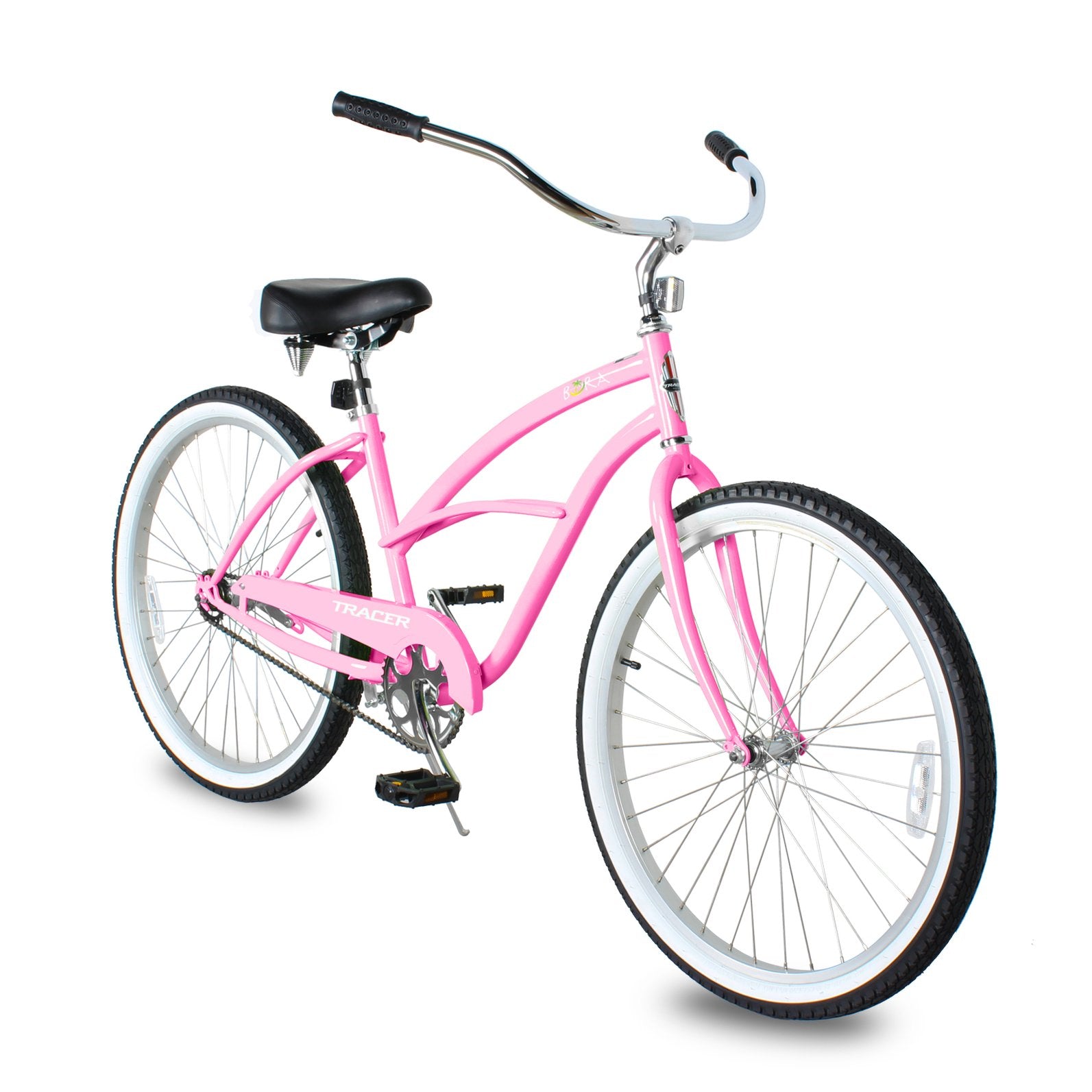 TRACER 26' Female Beach Cruiser Coaster Brake Single-Sp Color: Black - Energize Trek