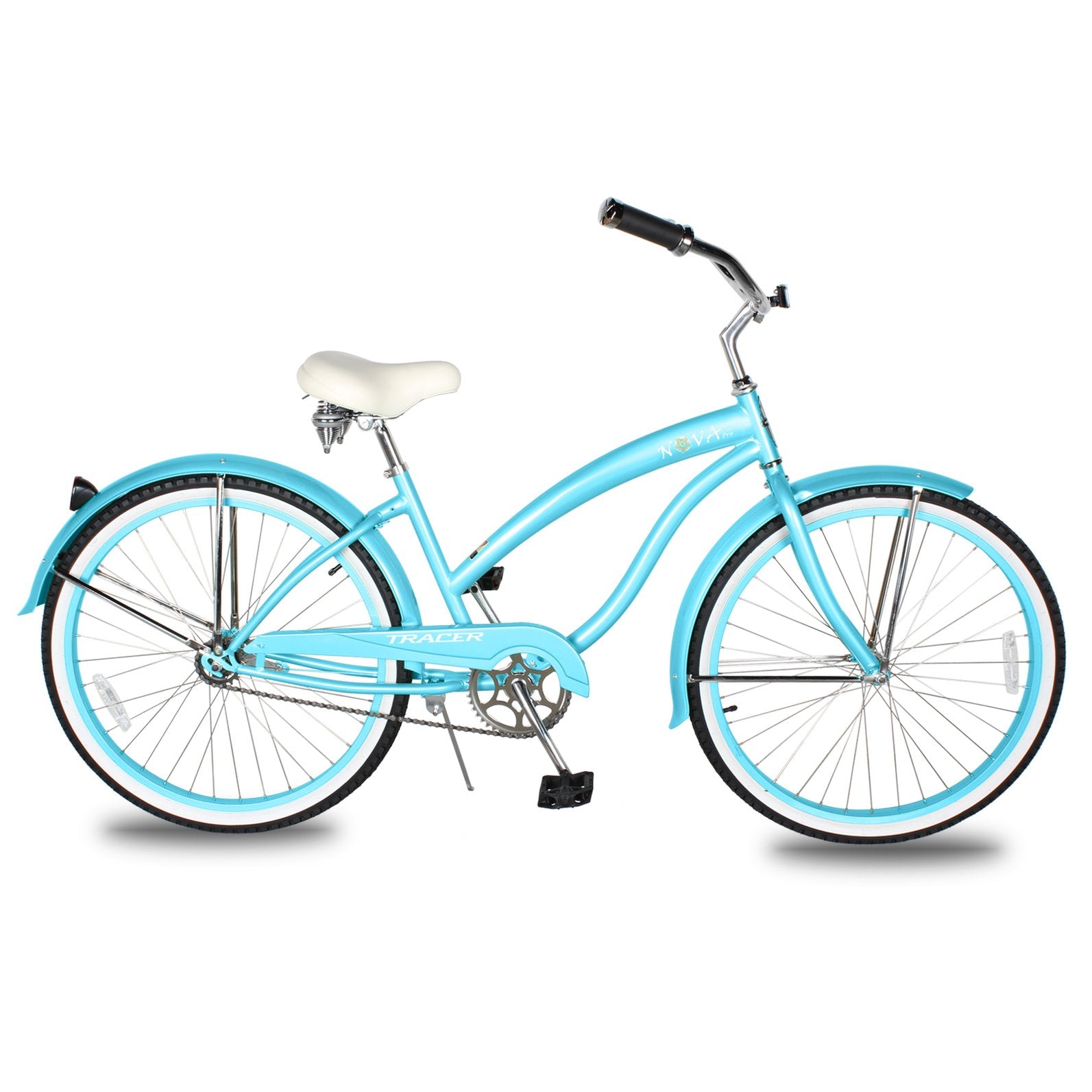 TRACER 26' Female Beach Cruiser Color: Black / Pink - Energize Trek