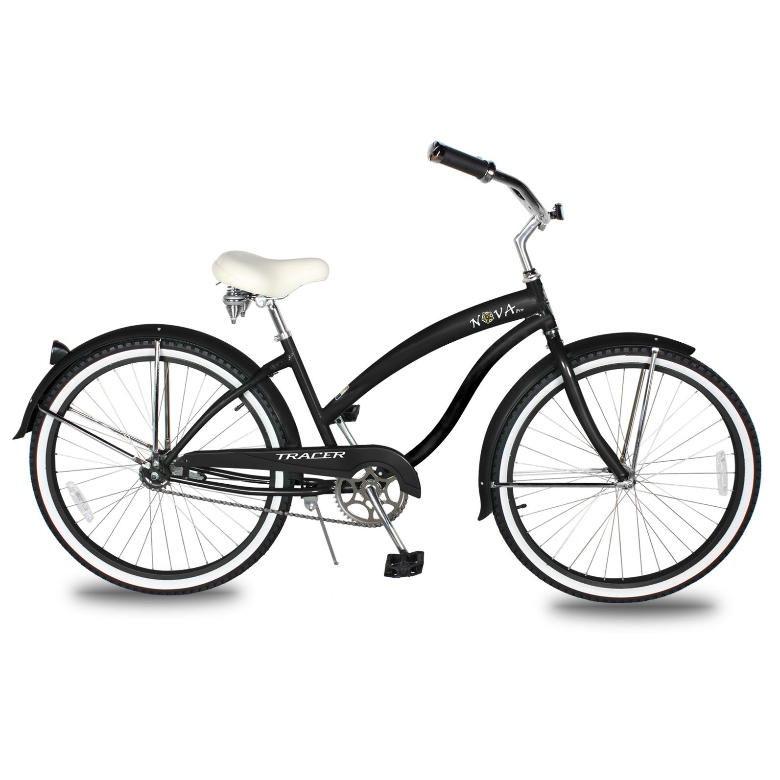 TRACER 26' Female Beach Cruiser Color: Black / Pink - Energize Trek