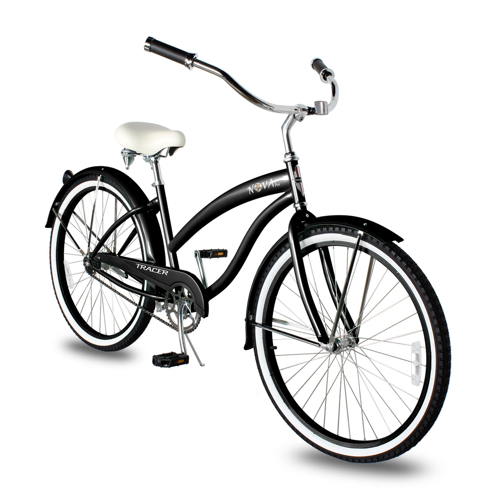 TRACER 26' Female Beach Cruiser Color: Black / Pink - Energize Trek