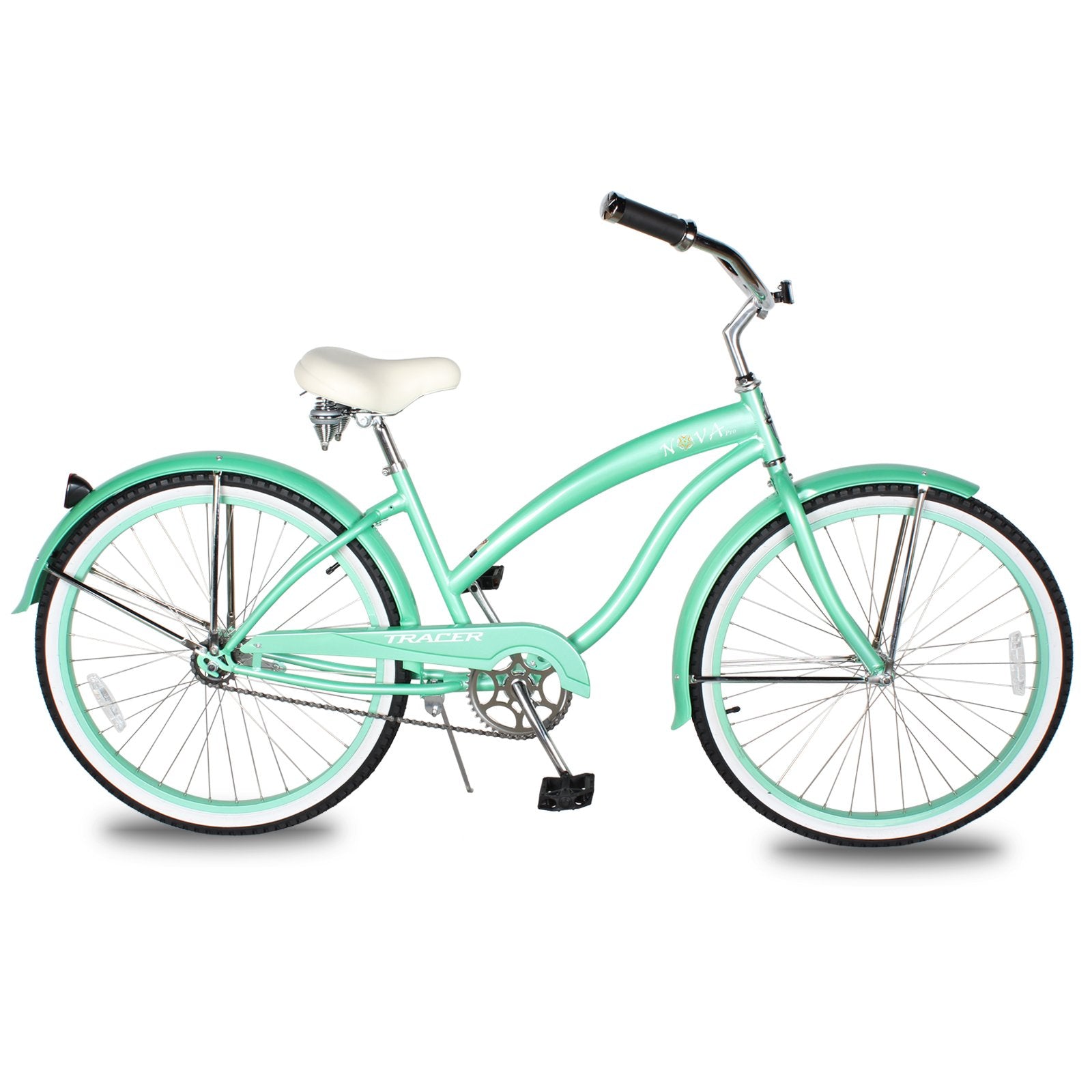 TRACER 26' Female Beach Cruiser Color: Black / Pink - Energize Trek