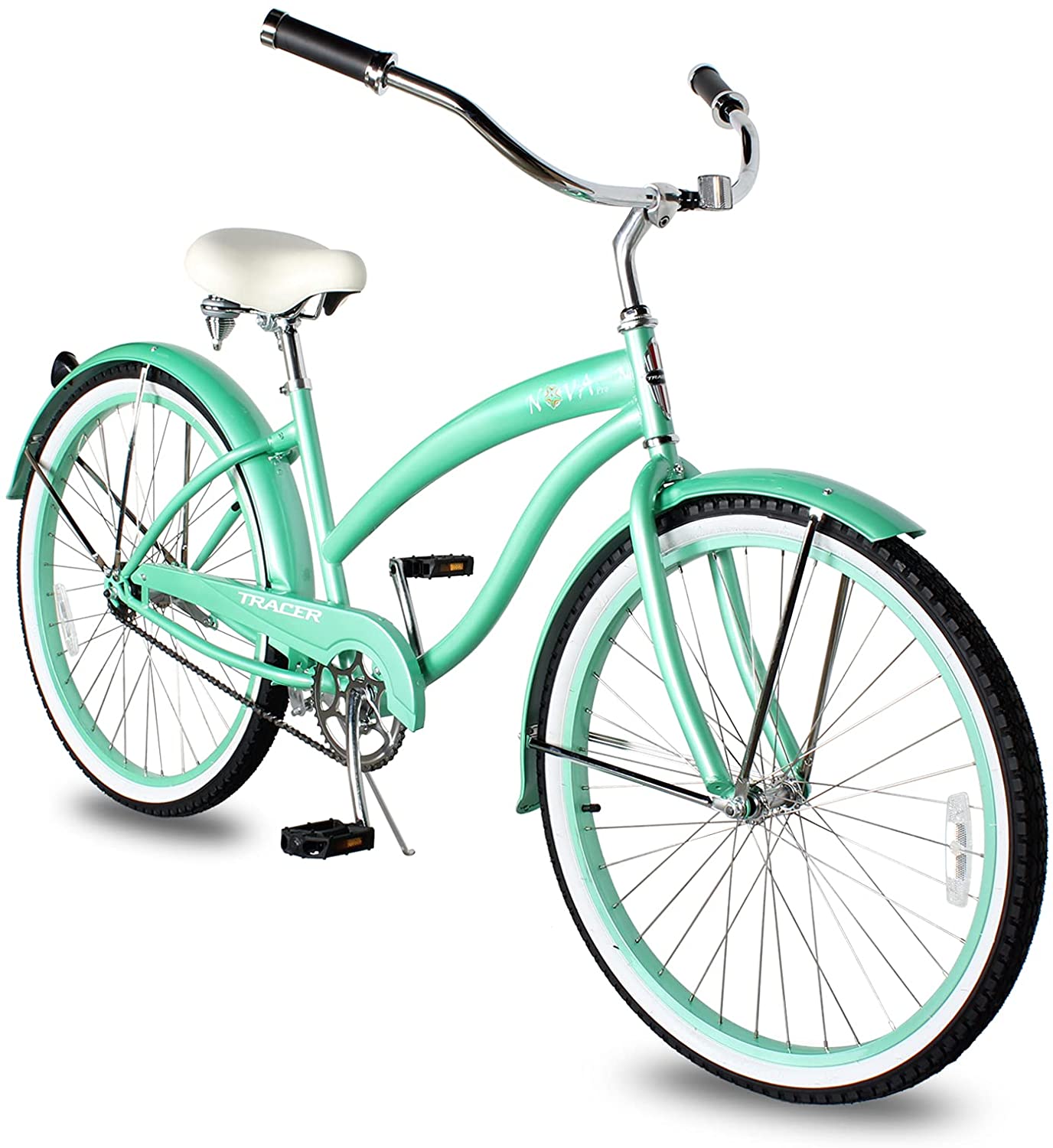 TRACER 26' Female Beach Cruiser Color: Black / Pink - Energize Trek