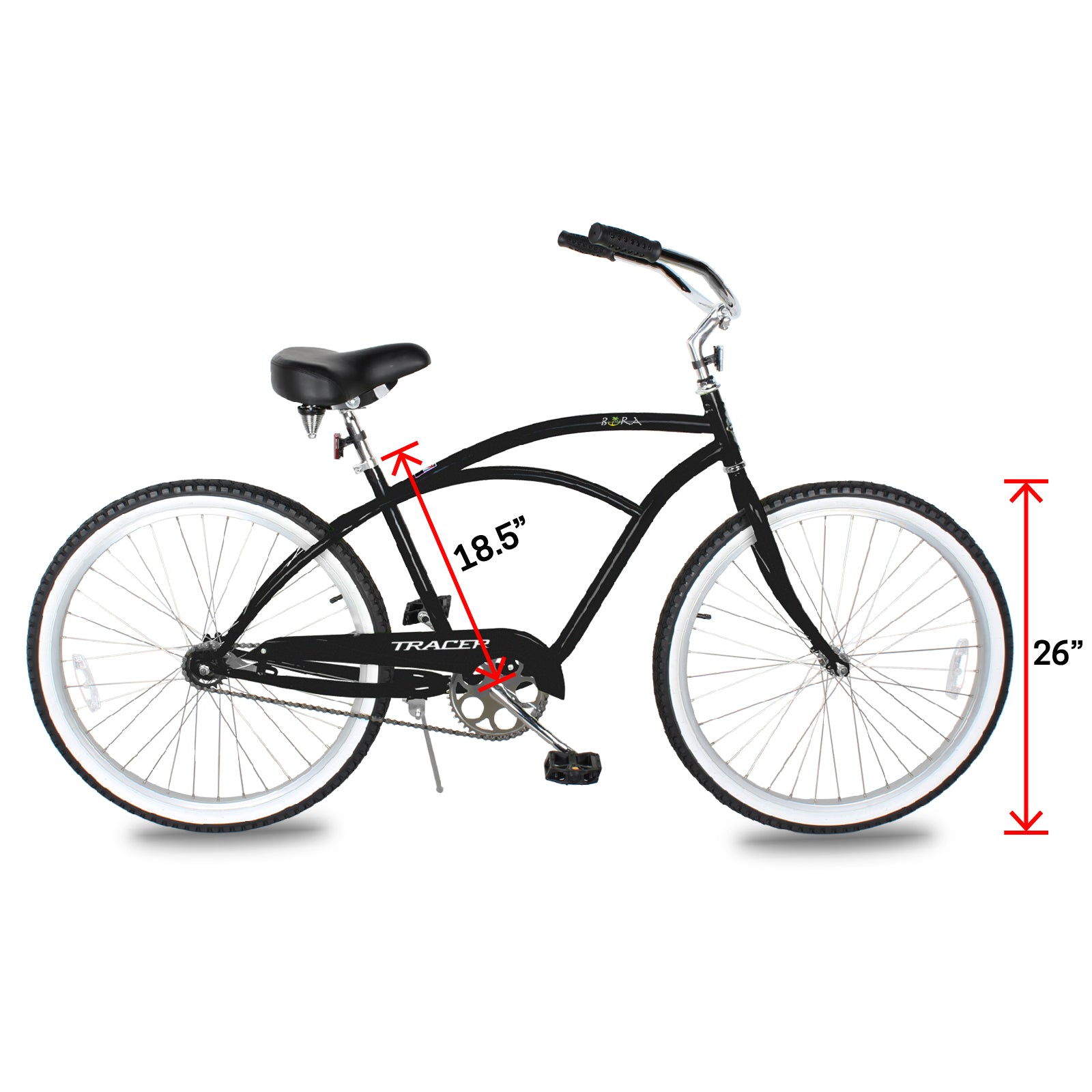 TRACER 26' Male Beach Cruiser Coaster Brake Single-Sp - Energize Trek