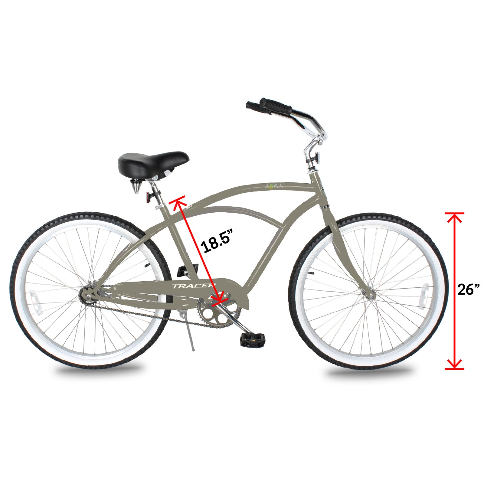 TRACER 26' Male Beach Cruiser Coaster Brake Single-Sp - Energize Trek