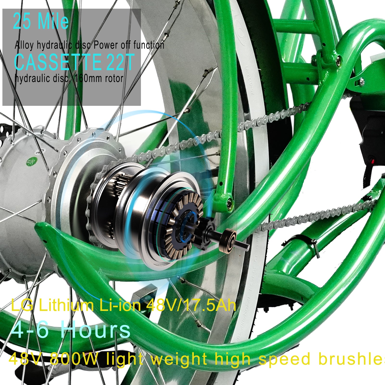 TRACER 26"Stretch E-BIKE 800W 48V - Energize Trek