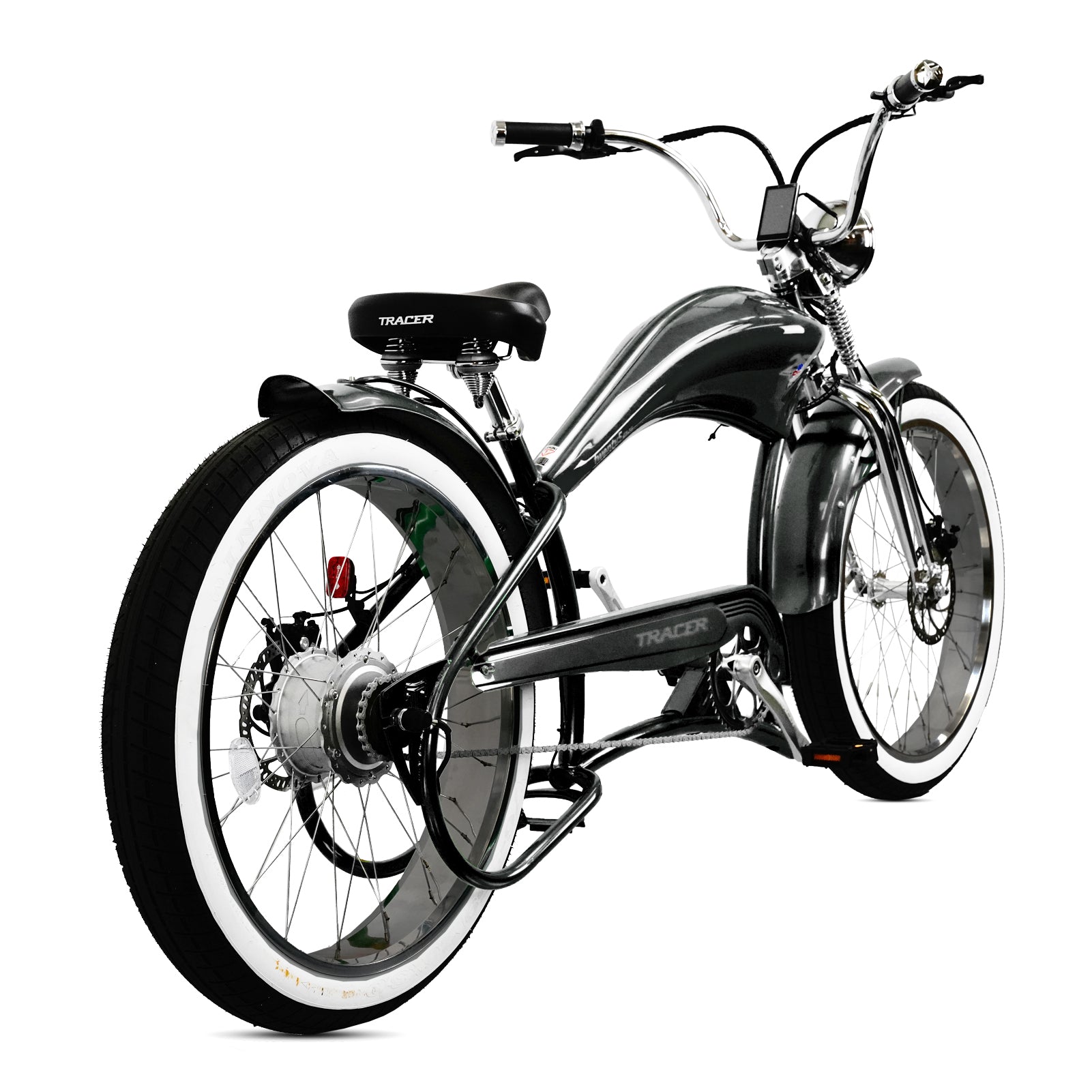 TRACER TWENTY 5 DS 26" Stretch E-BIKE 800W 48V Dual Spring Suspension Fork - Energize Trek
