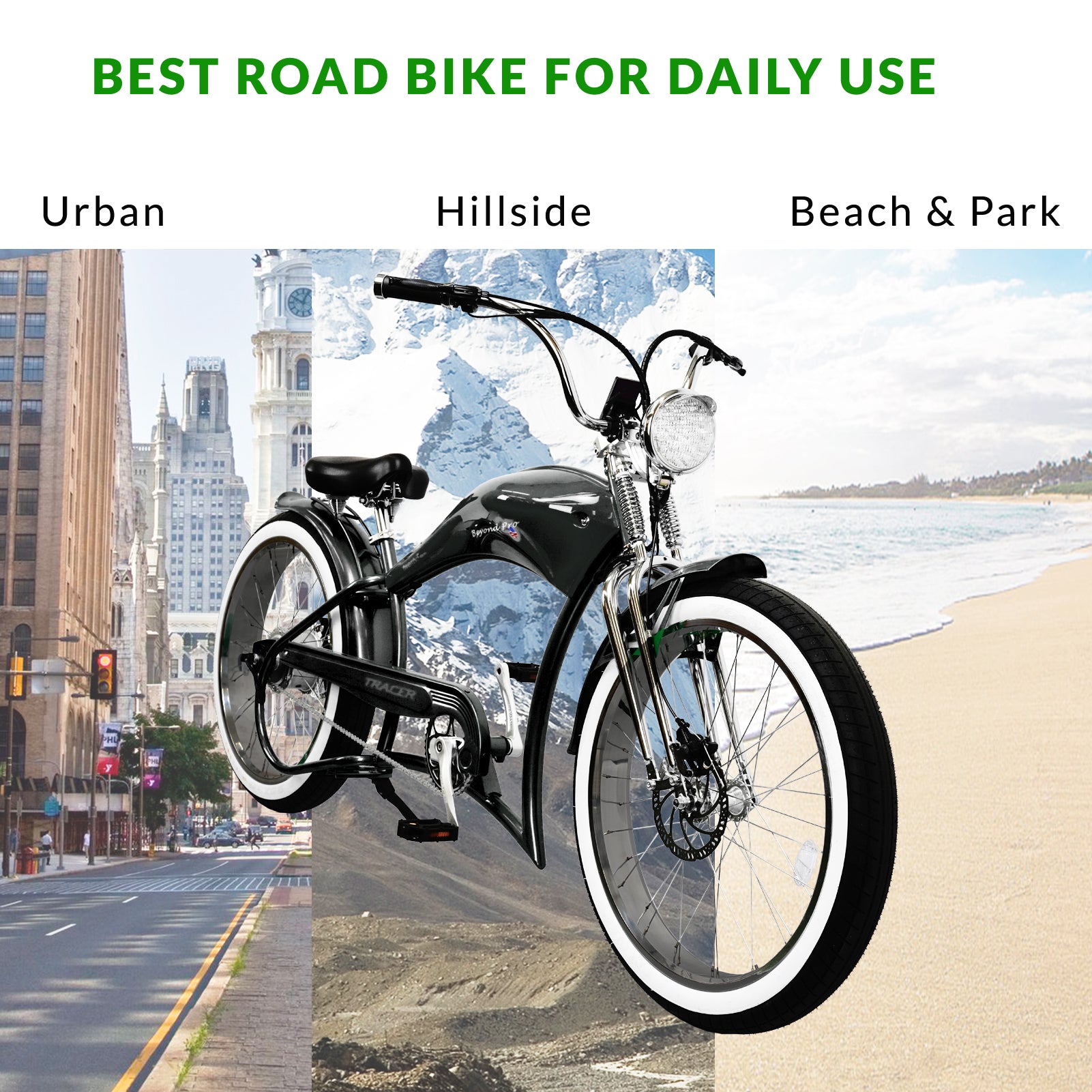 TRACER TWENTY 5 DS 26" Stretch E-BIKE 800W 48V Dual Spring Suspension Fork - Energize Trek